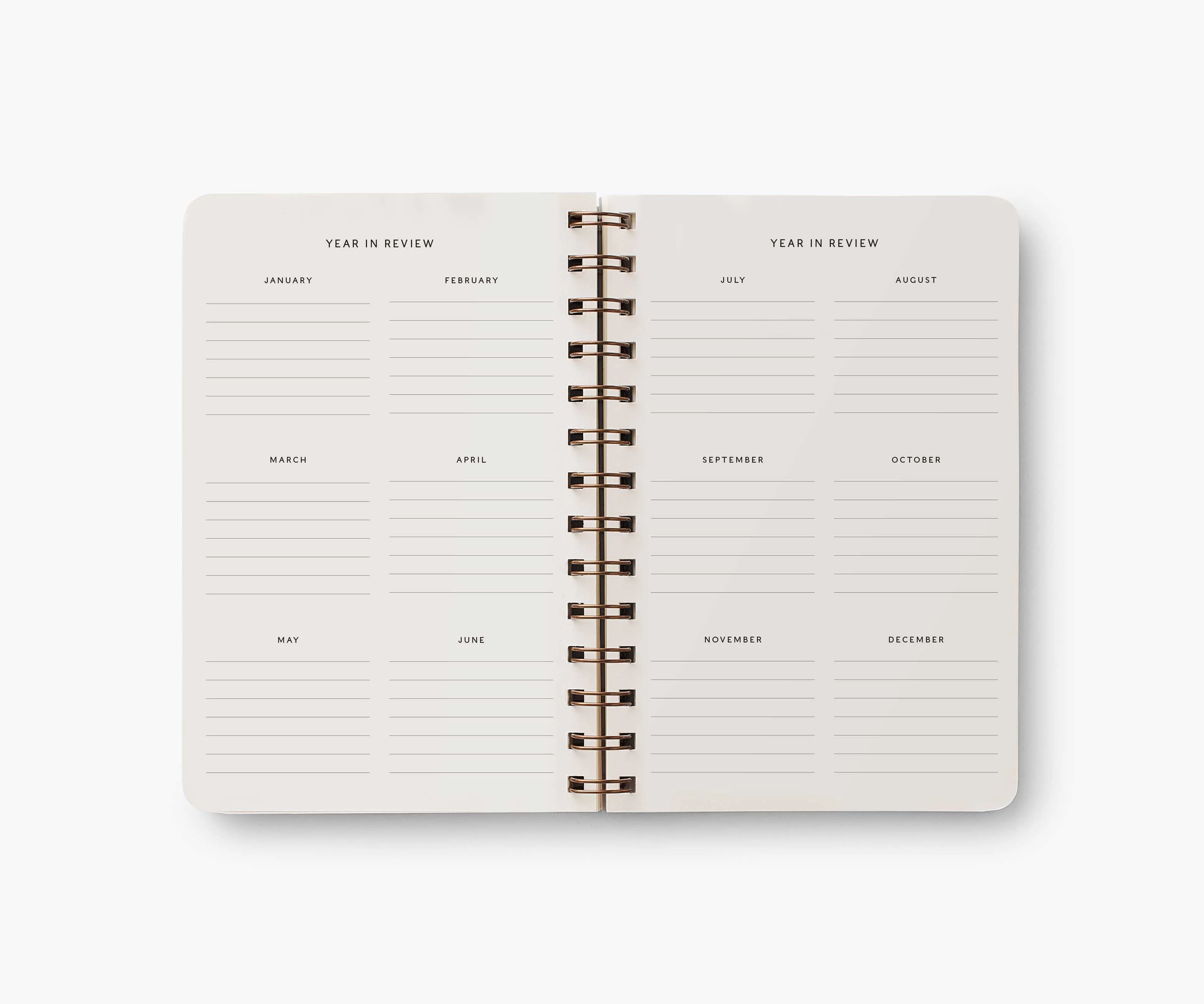 12-Month Undated Planner (Folio Insert) - Garden Party - Image 2