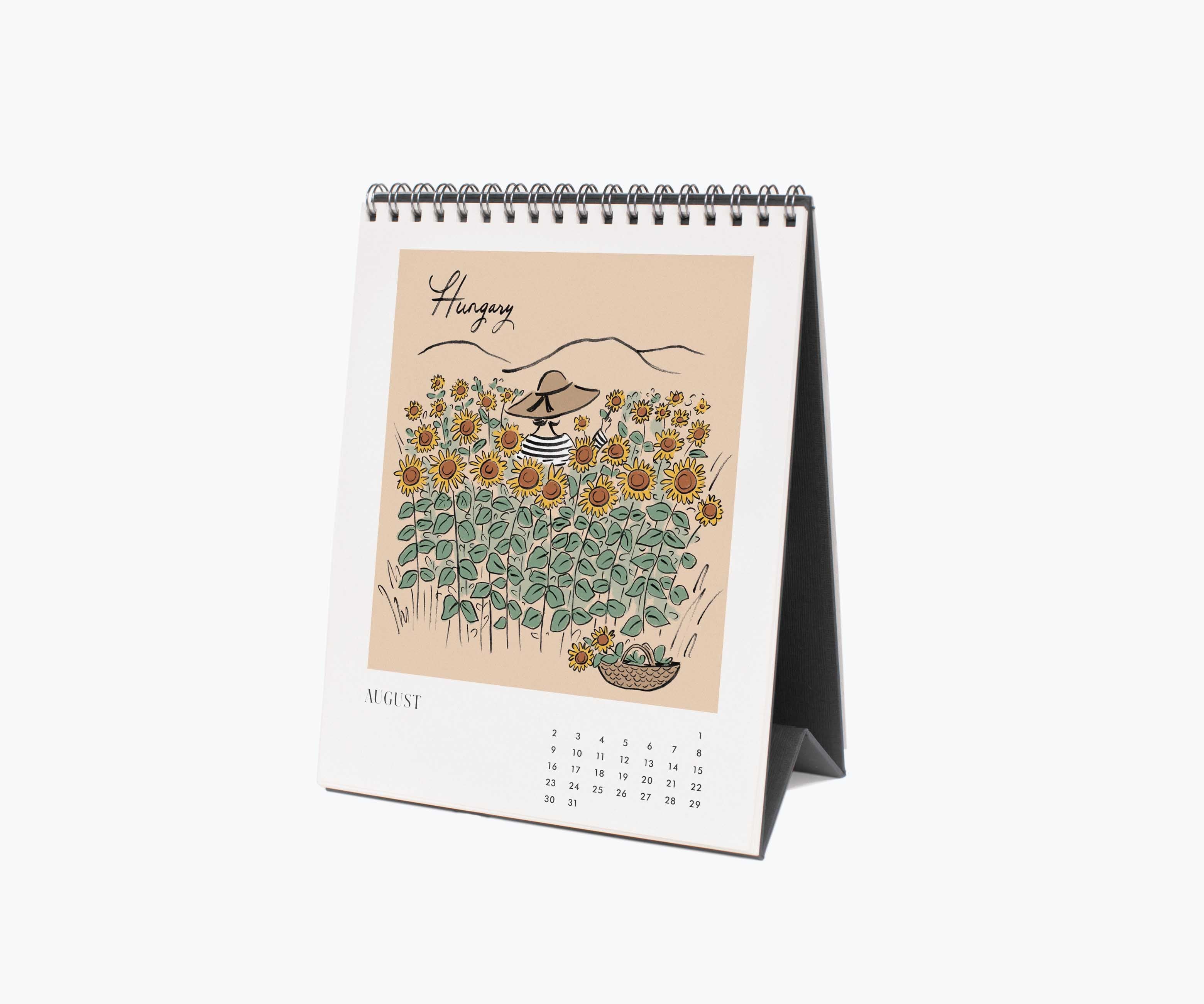 2026 Desk Calendar - Travel Sketchbook - Image 9