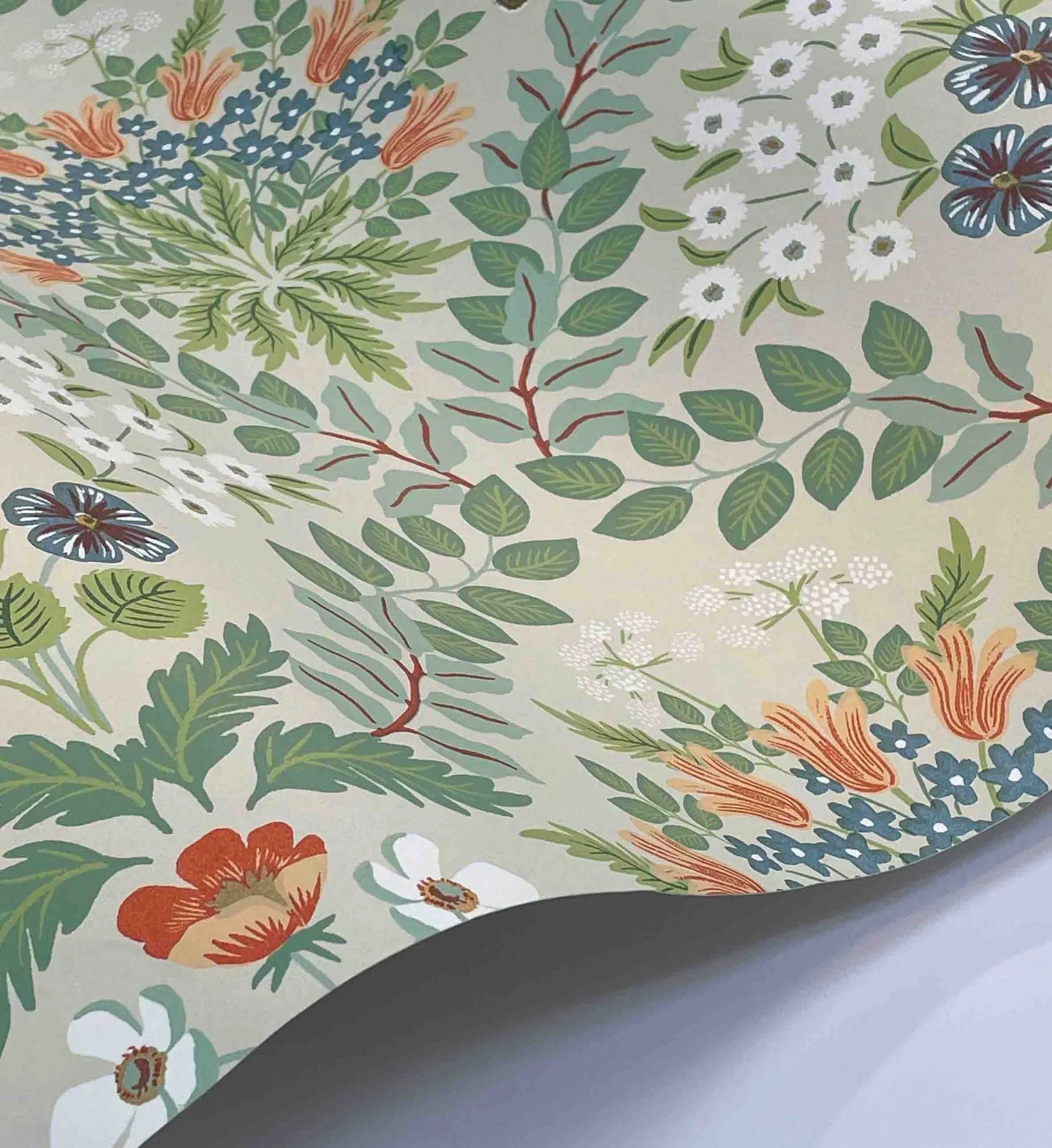 Bramble Wallpaper - Cream - Image 3