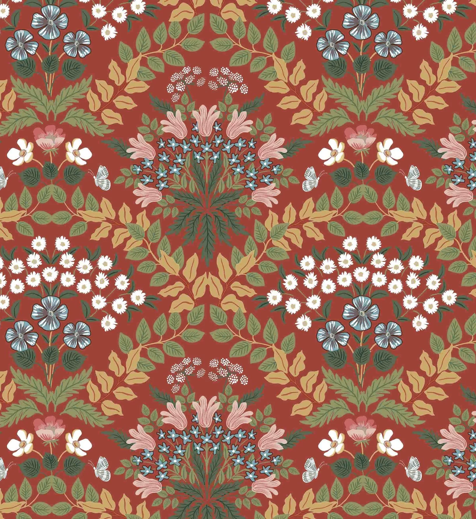 Bramble Wallpaper - Rust - Image 2