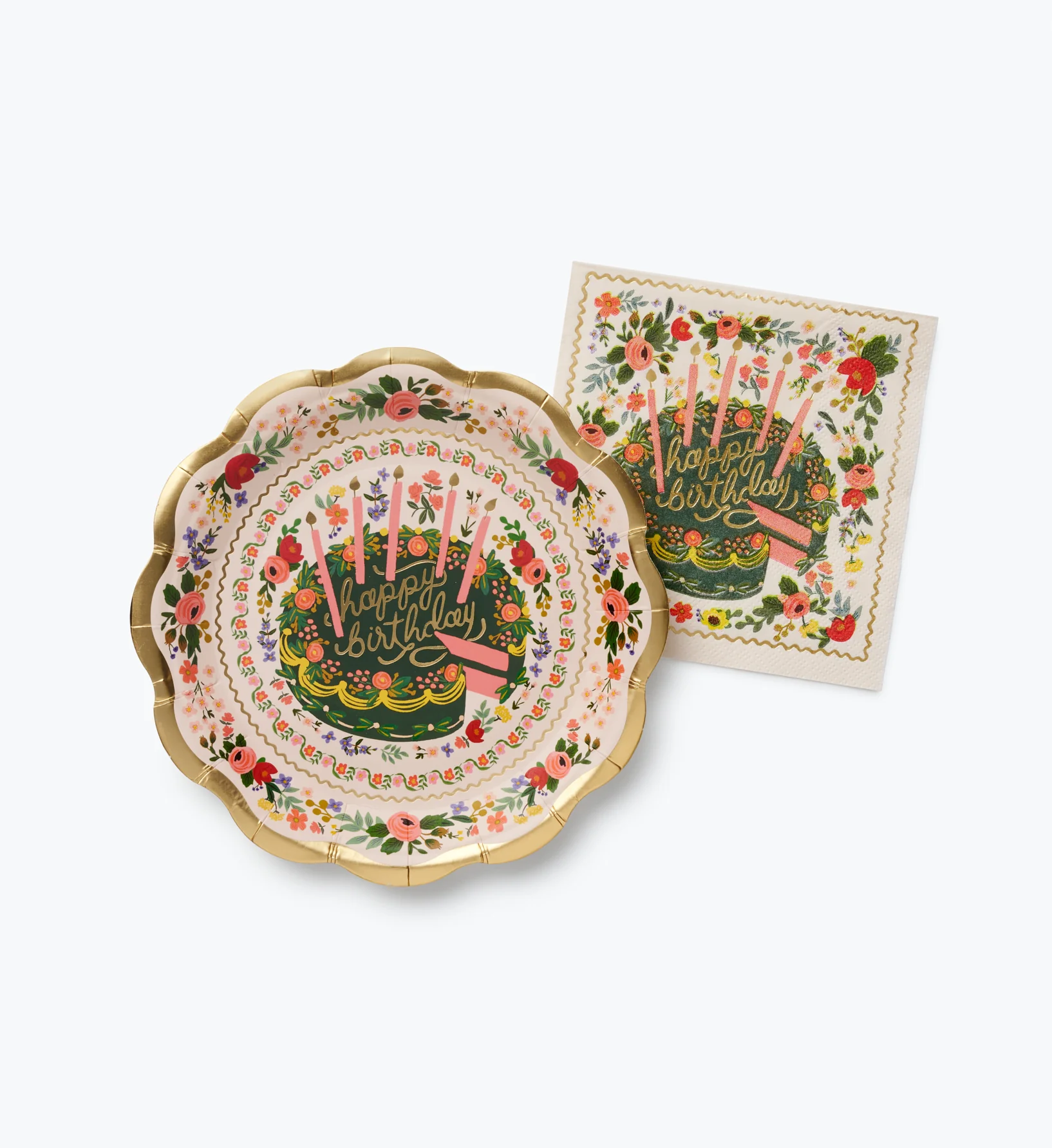 Cocktail Napkins - Floral Cake - Image 6