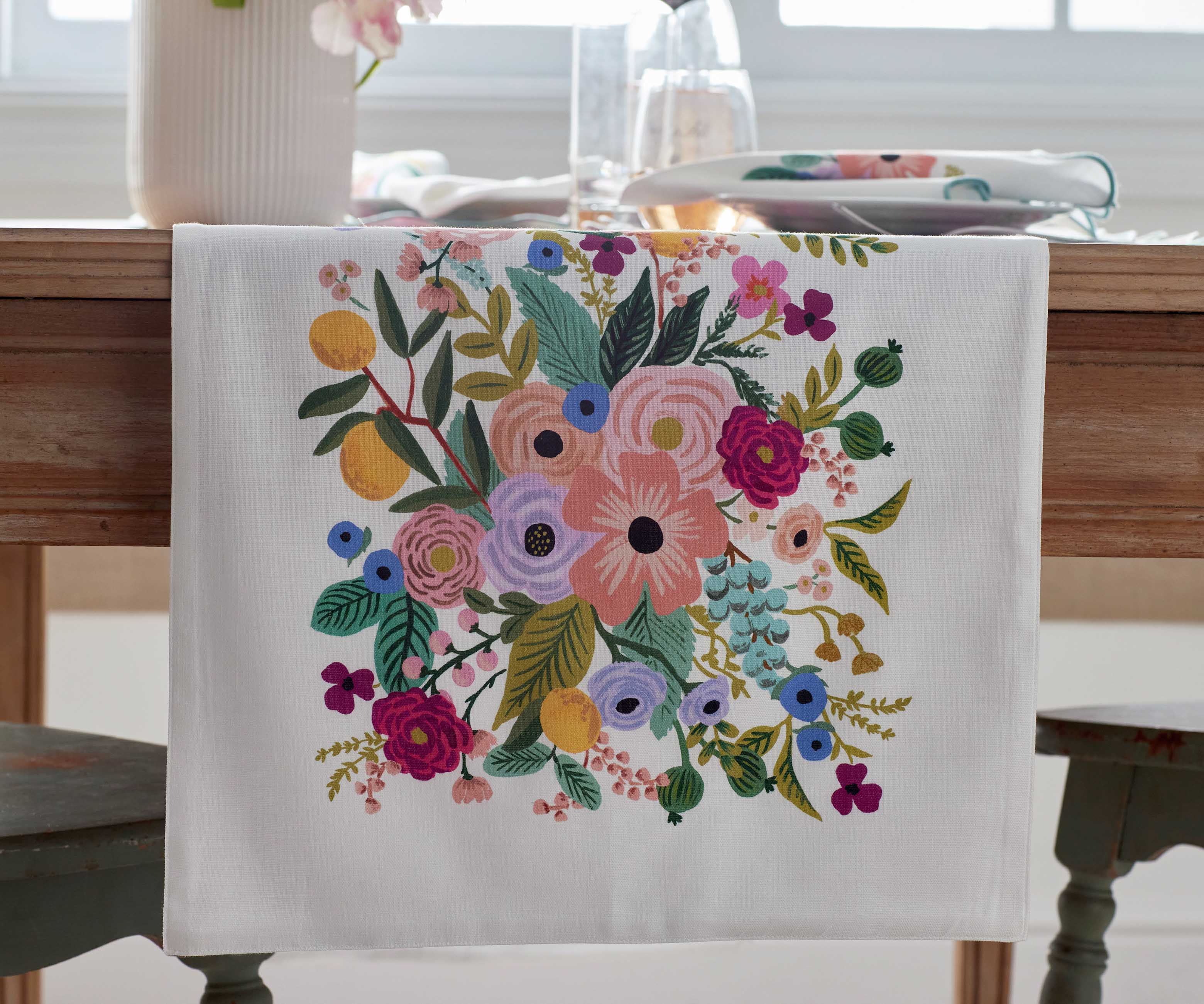 Cotton Table Runner - Garden Party - Image 4