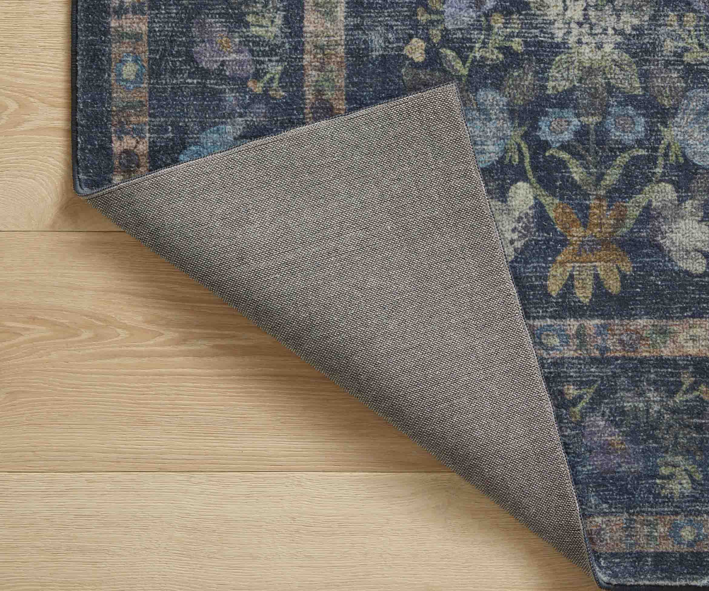 Courtyard Seville Printed Rug - Navy - Image 6