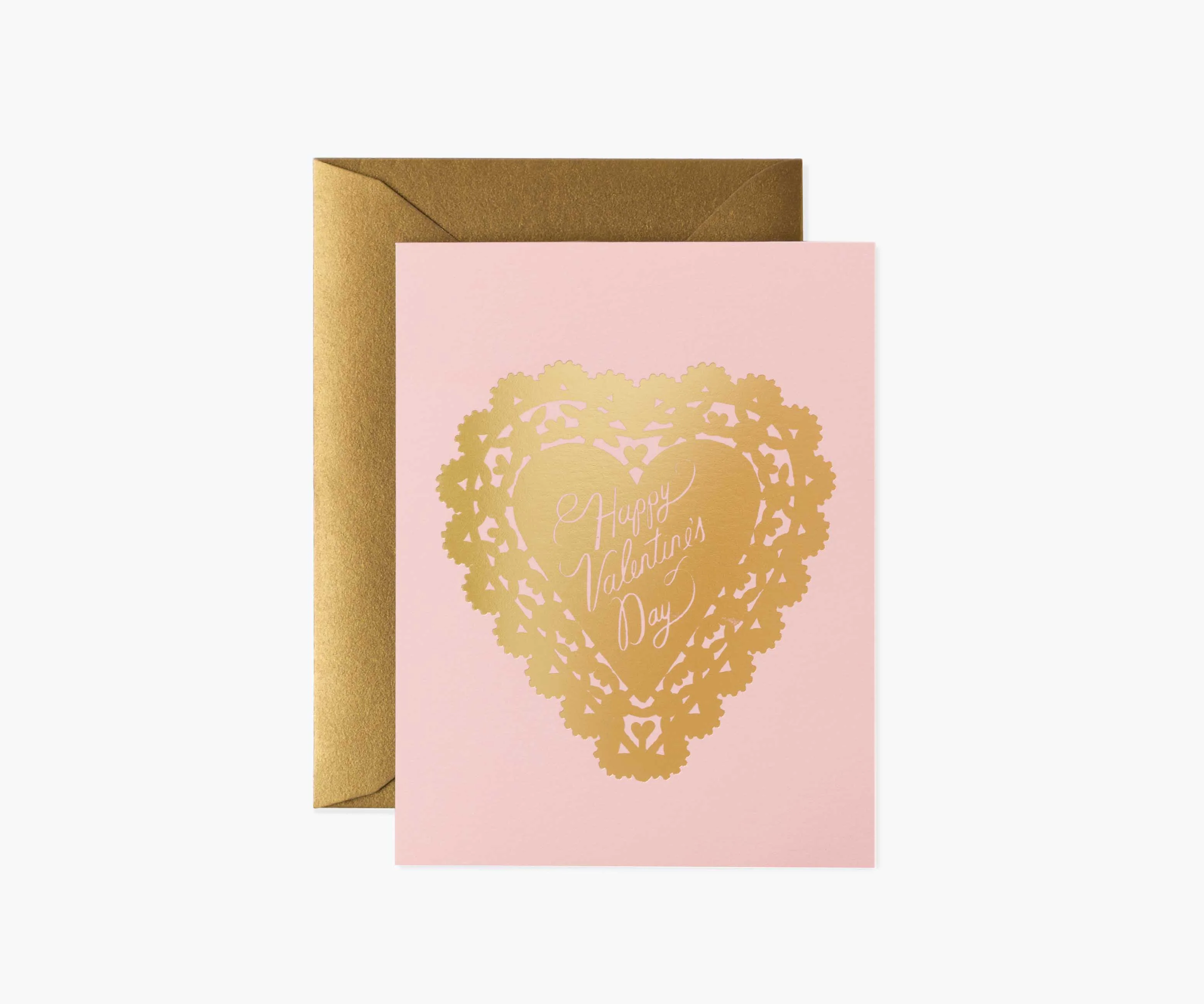 Doily Valentine Greeting Card