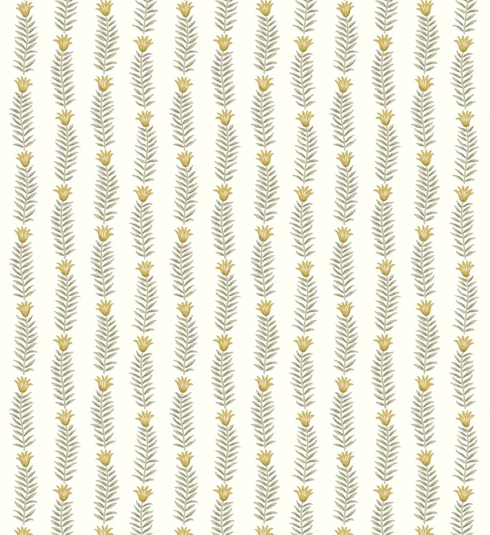 Eden Wallpaper - White & Metallic Gold - Image 2