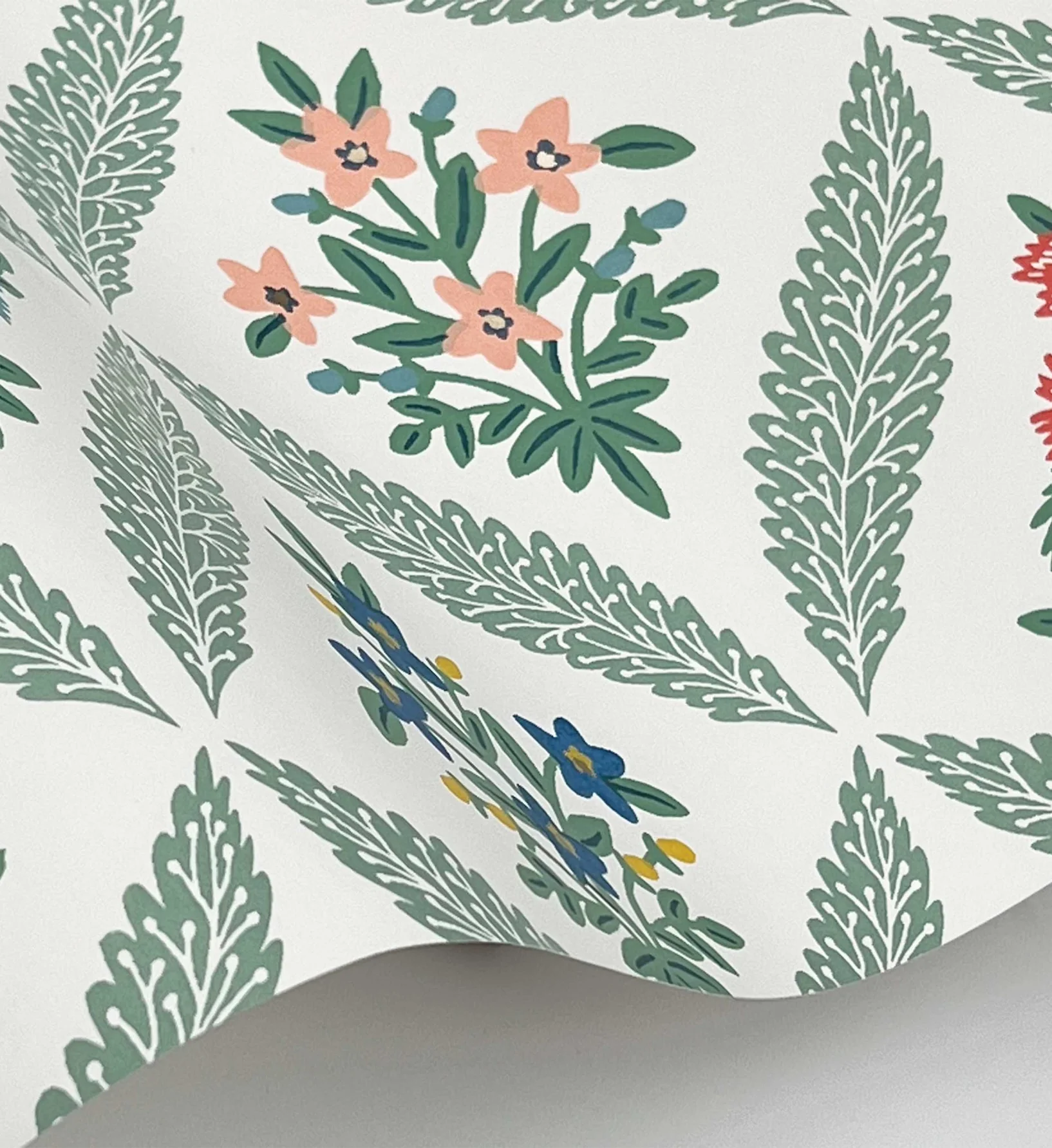 Estee Garden Wallpaper - Sage Multi - Image 3