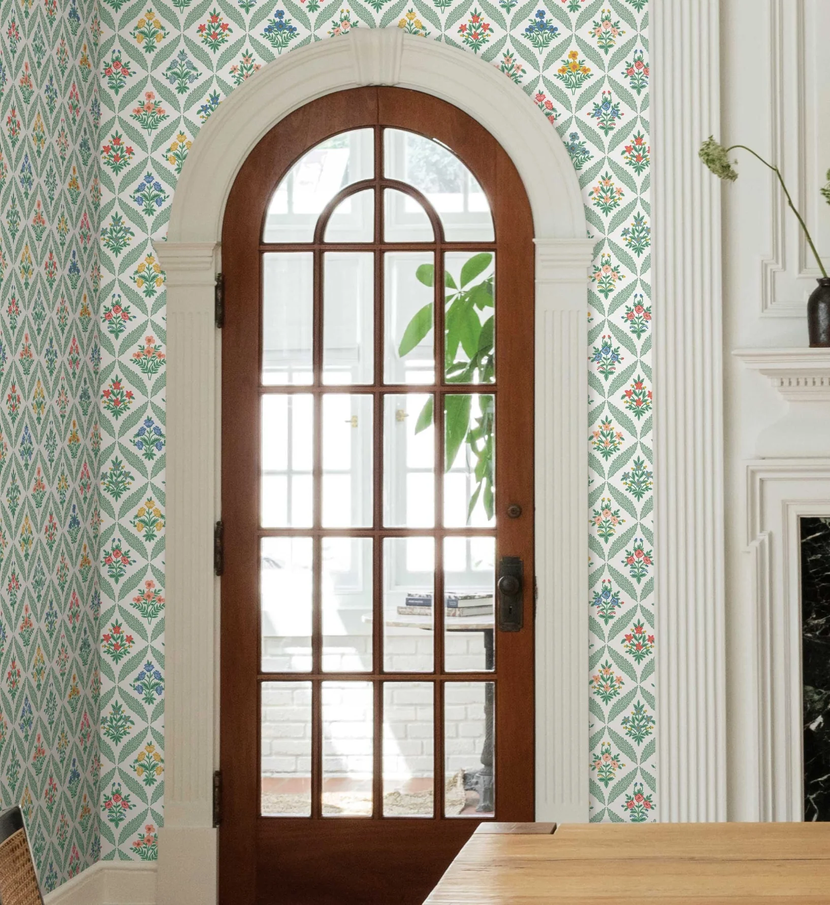 Estee Garden Wallpaper - Sage Multi - Image 4