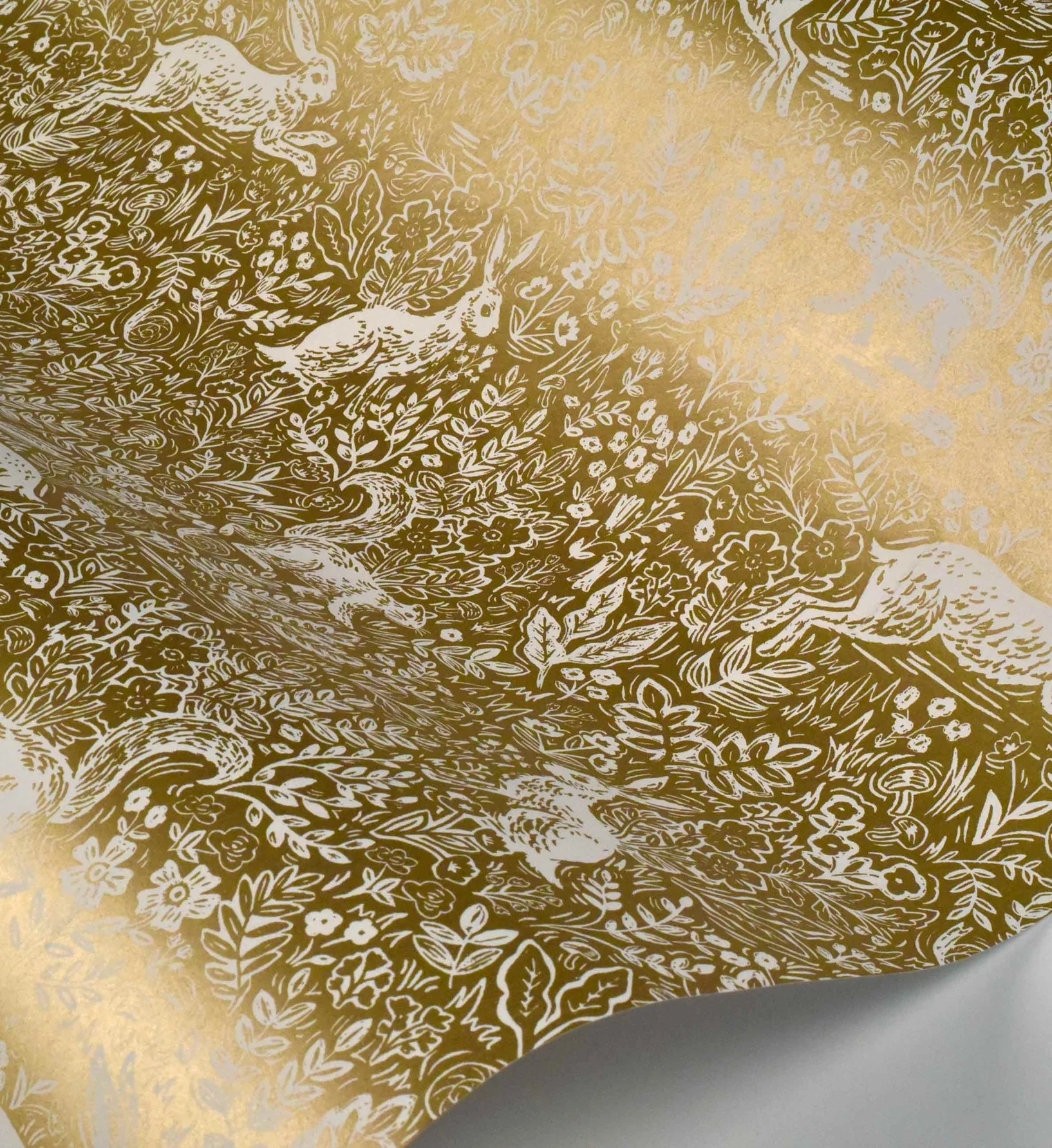 Fable Wallpaper - Metallic Gold - Image 3