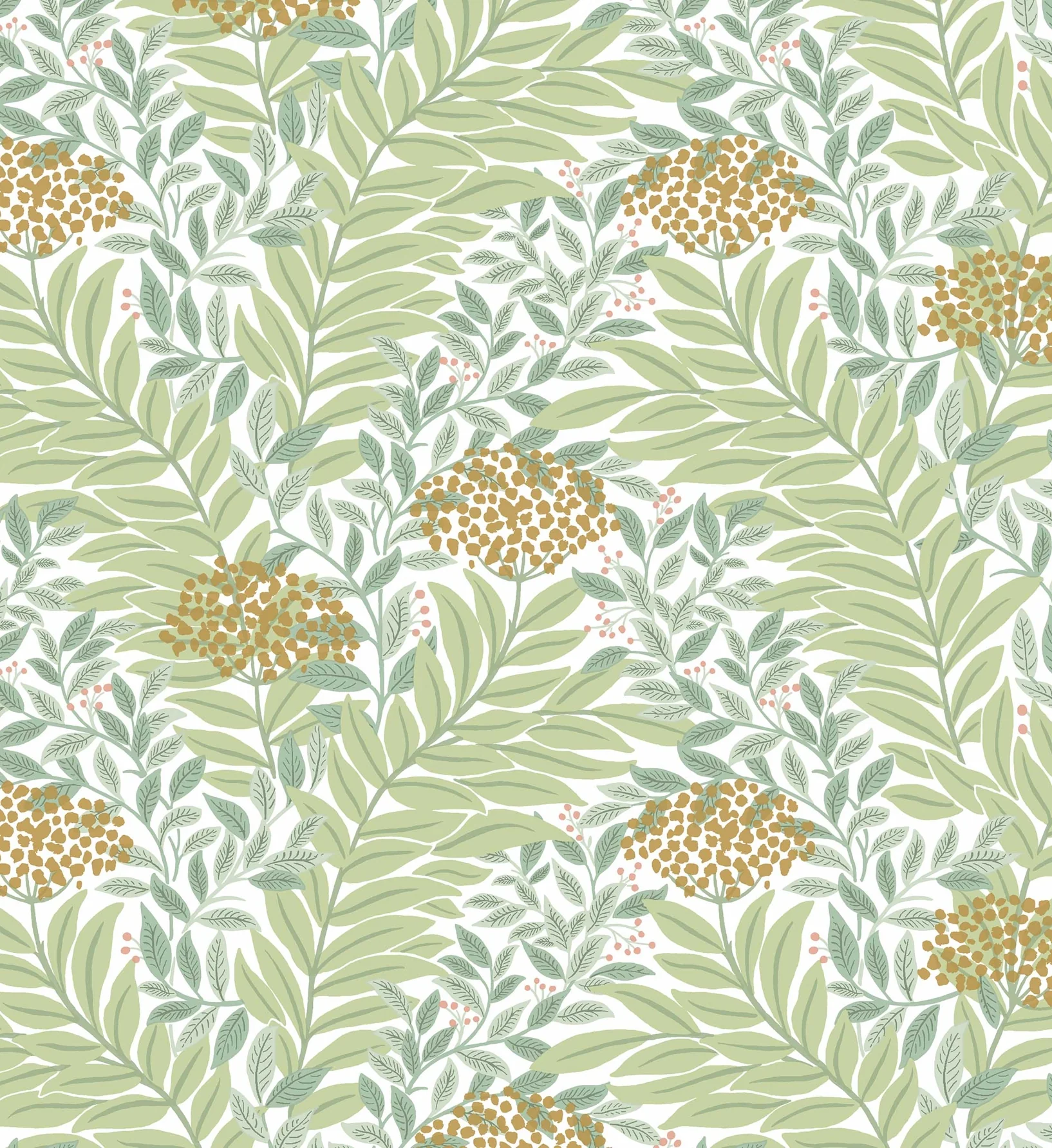 Highgrove Wallpaper - White - Image 3