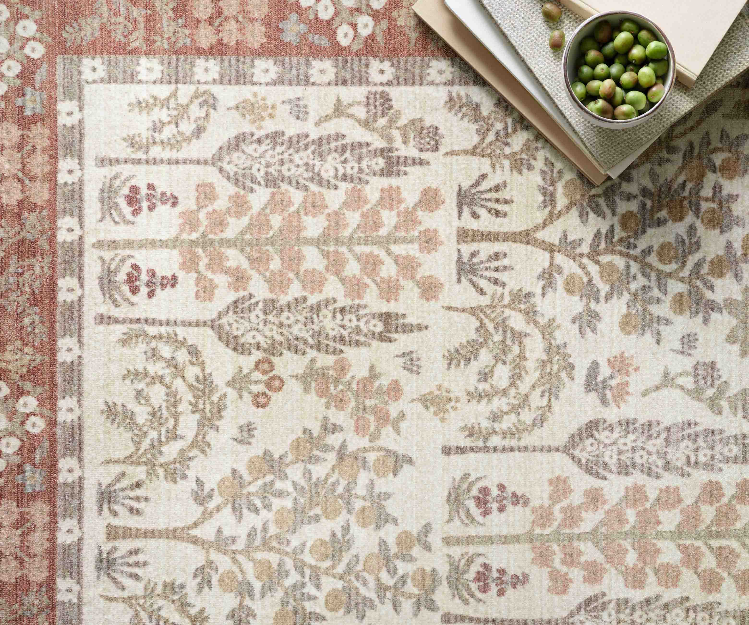 Holland Fenna Power-Loomed Rug - Rust - Image 5