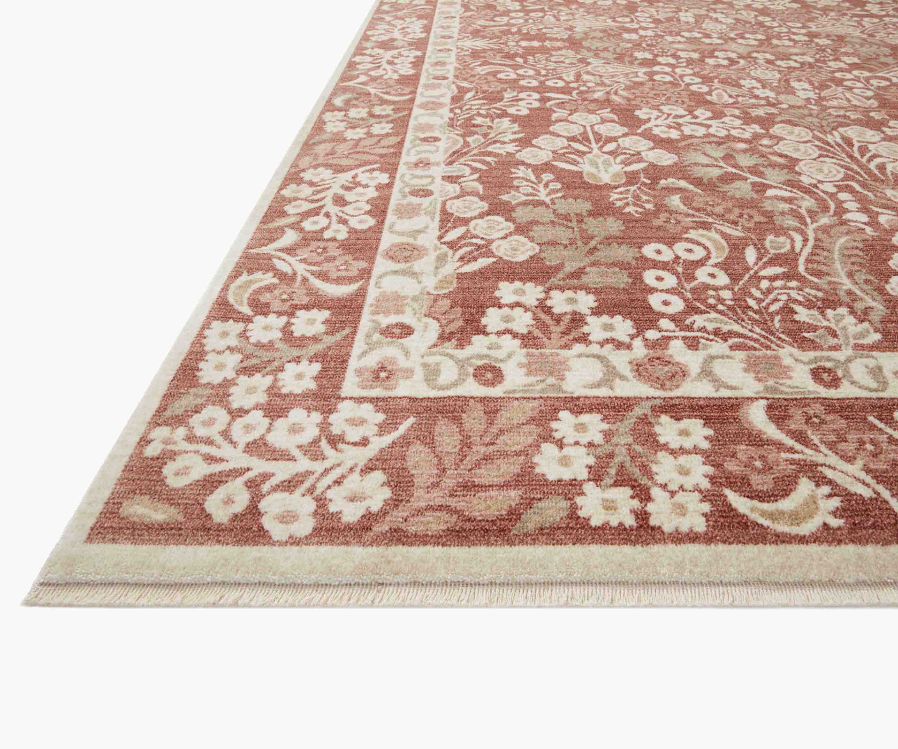 Holland Lotte Power-Loomed Rug - Crimson - Image 2