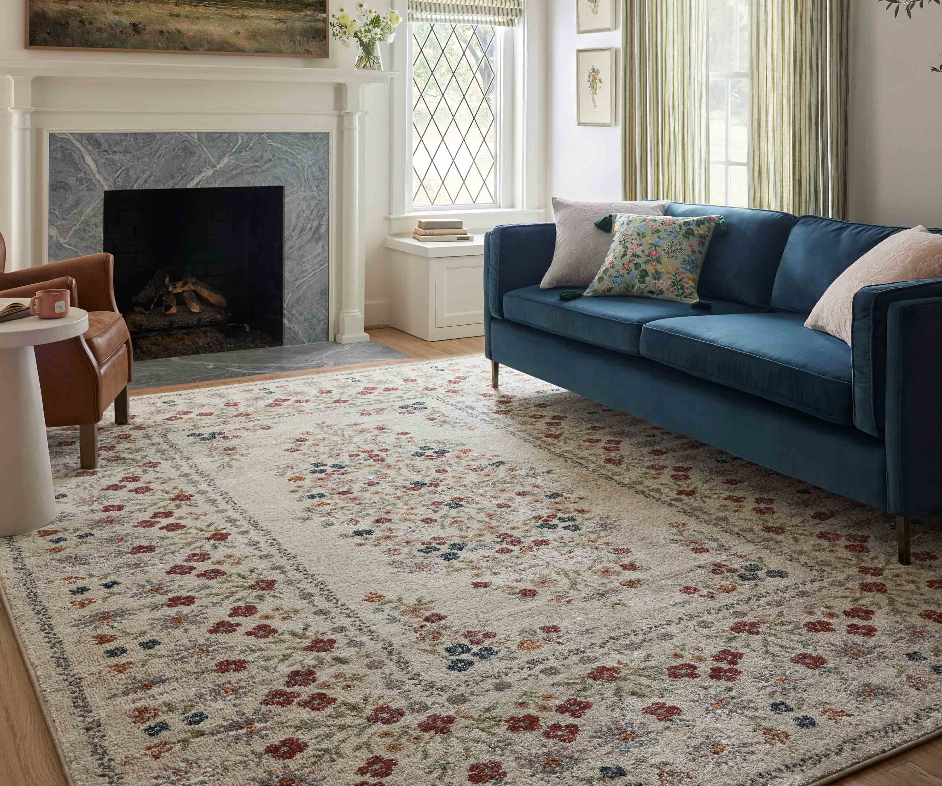 Laurel Eleanor Power Loomed Rug - Linen - Image 5