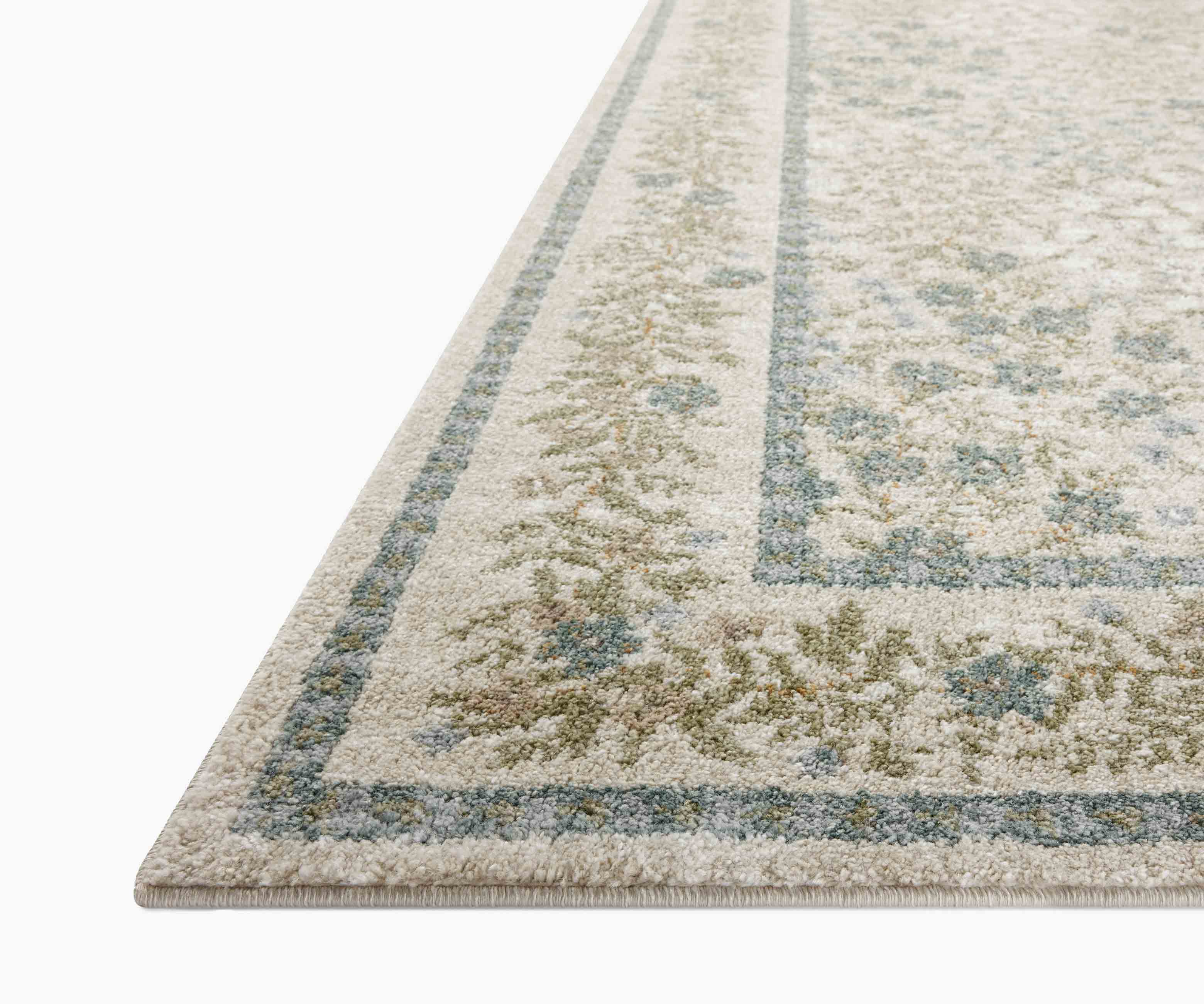 Laurel Wildwood Garden Power Loomed Rug - Cream - Image 3
