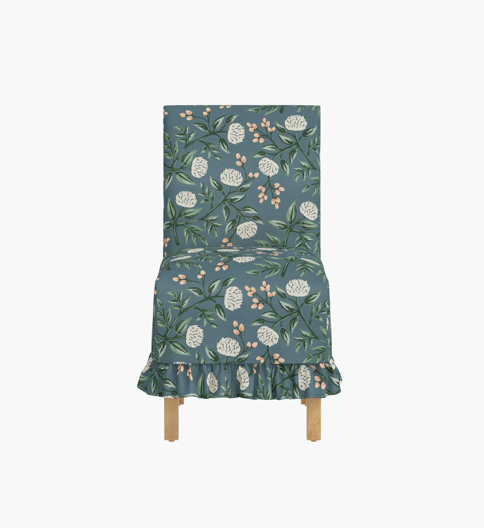 Louise Slipcover Dining Chair - Peonies - Image 2