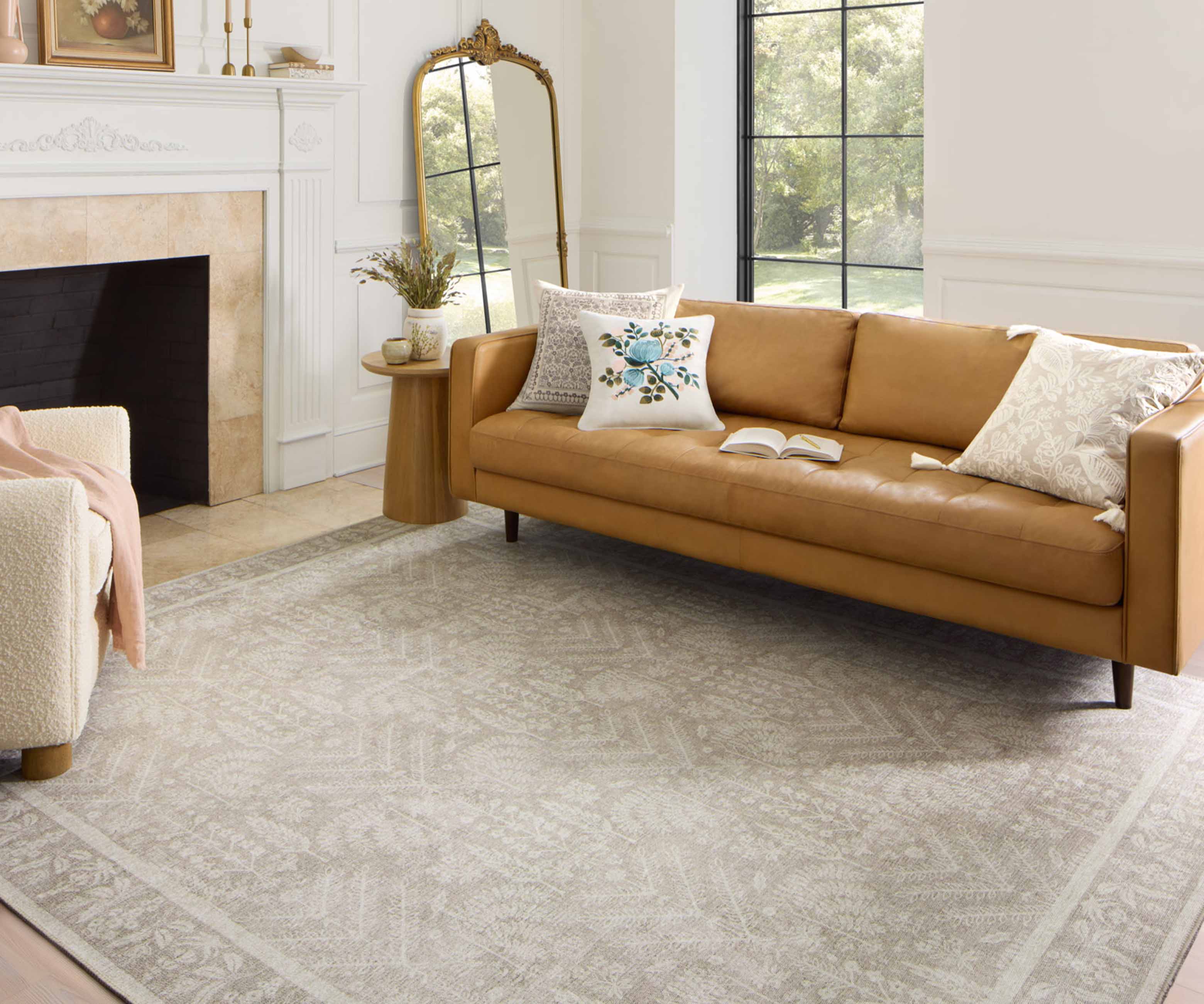 Maison Bough Power Loomed Rug - Natural - Image 2