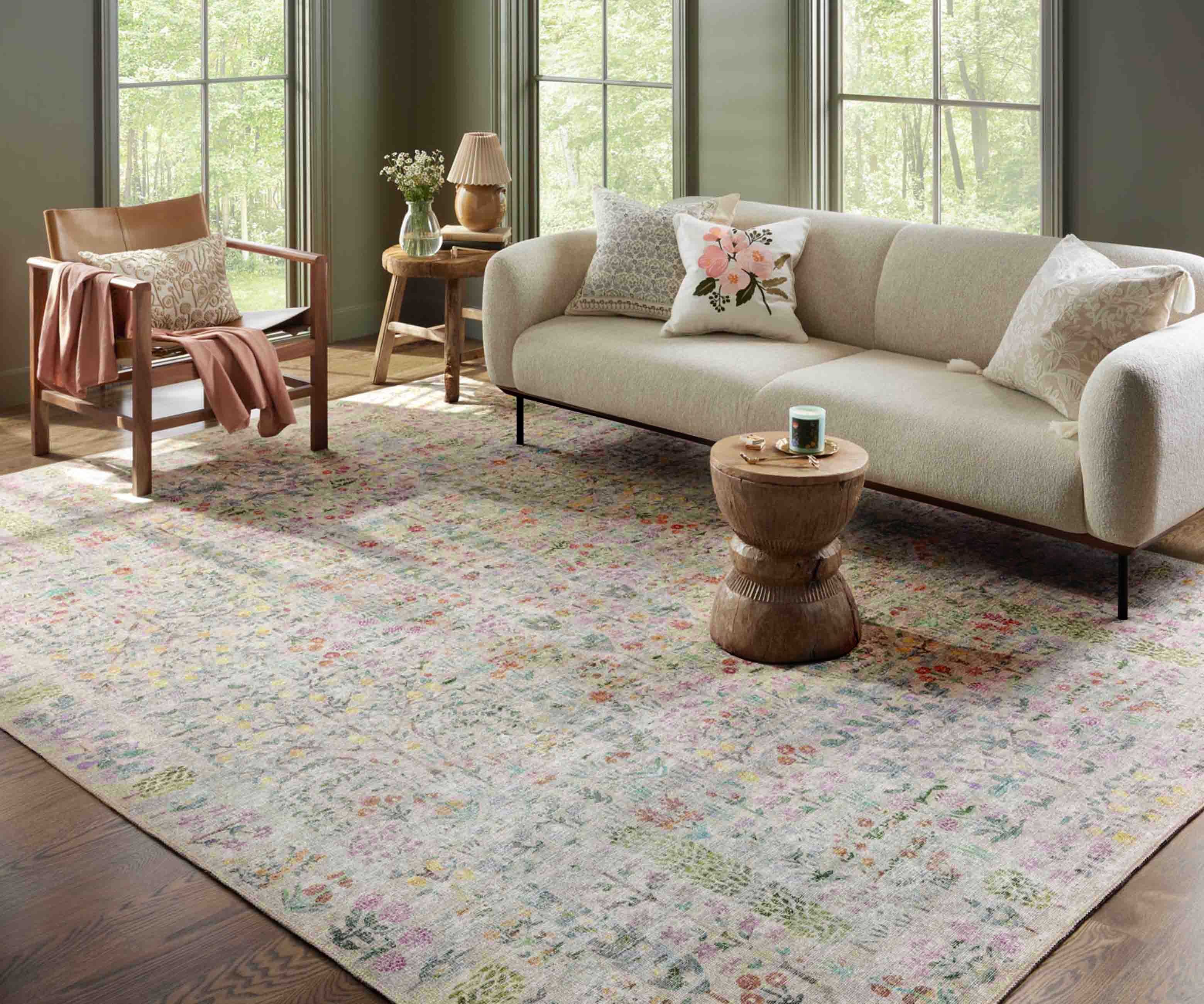 Maison Grove Power Loomed Rug - Khaki - Image 2