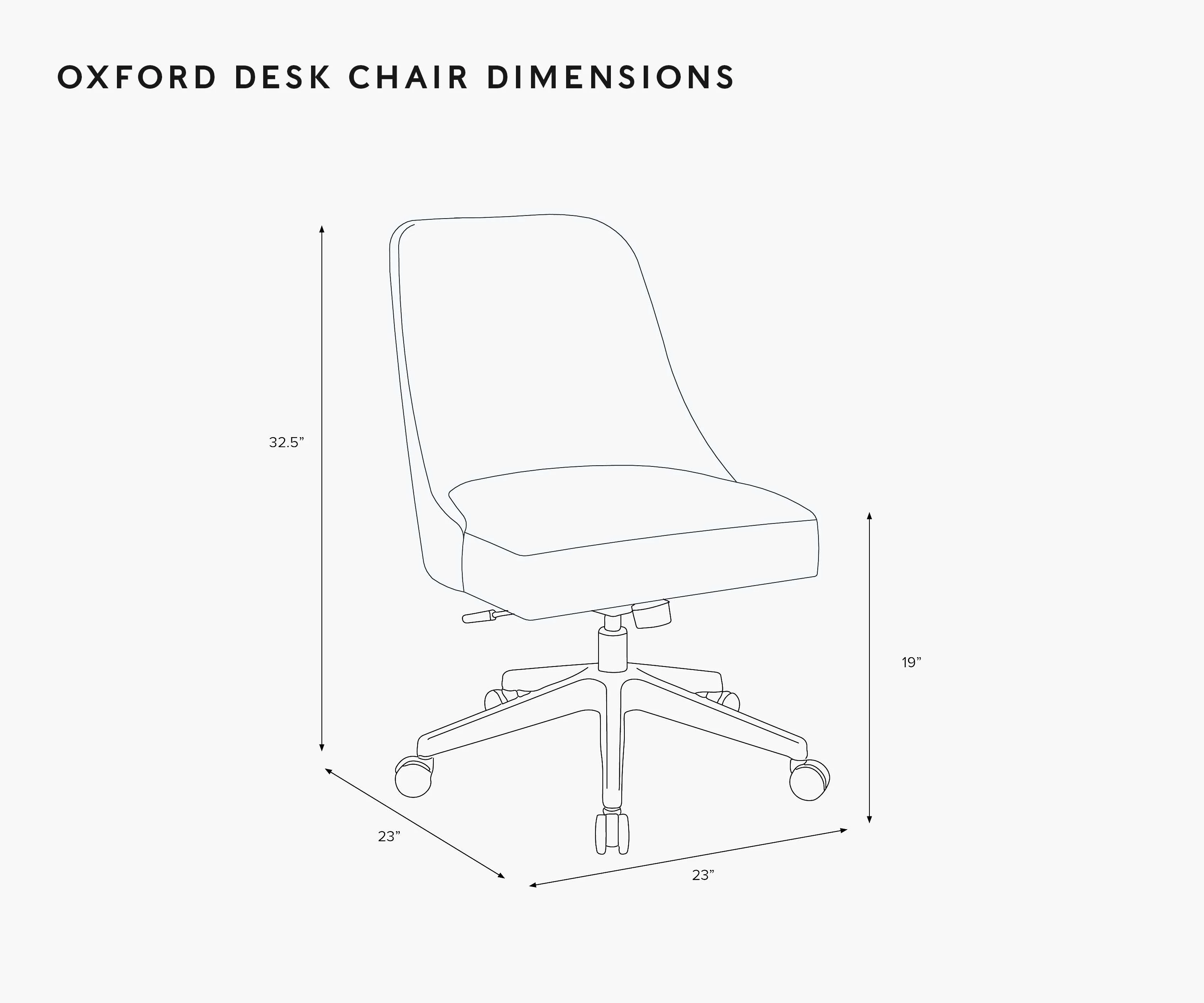Oxford Desk Chair - Pomegranate - Image 11