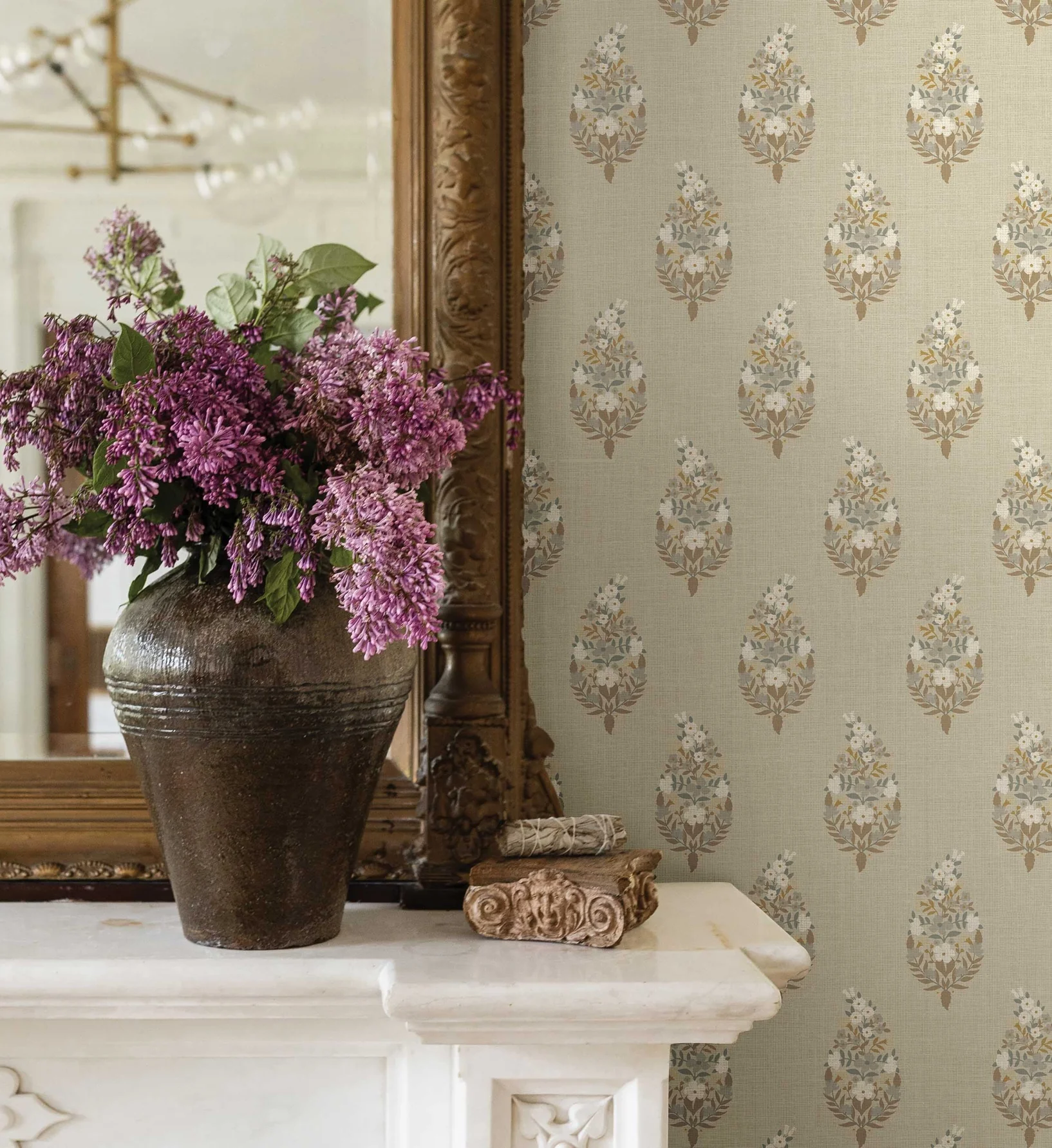 Paisley Wallpaper - Linen - Image 4