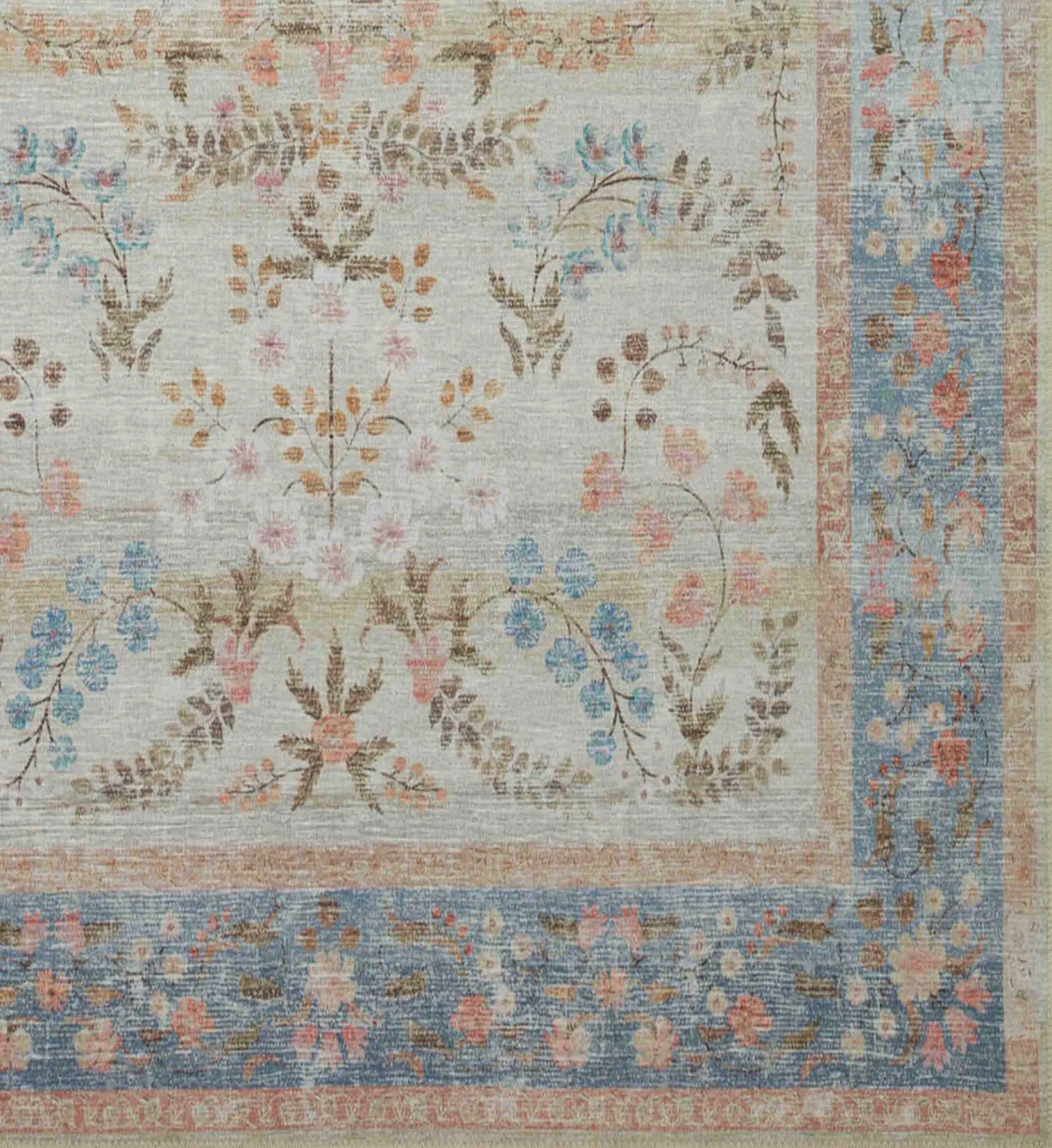 Palais Kensington Printed Rug - Light Blue - Image 3