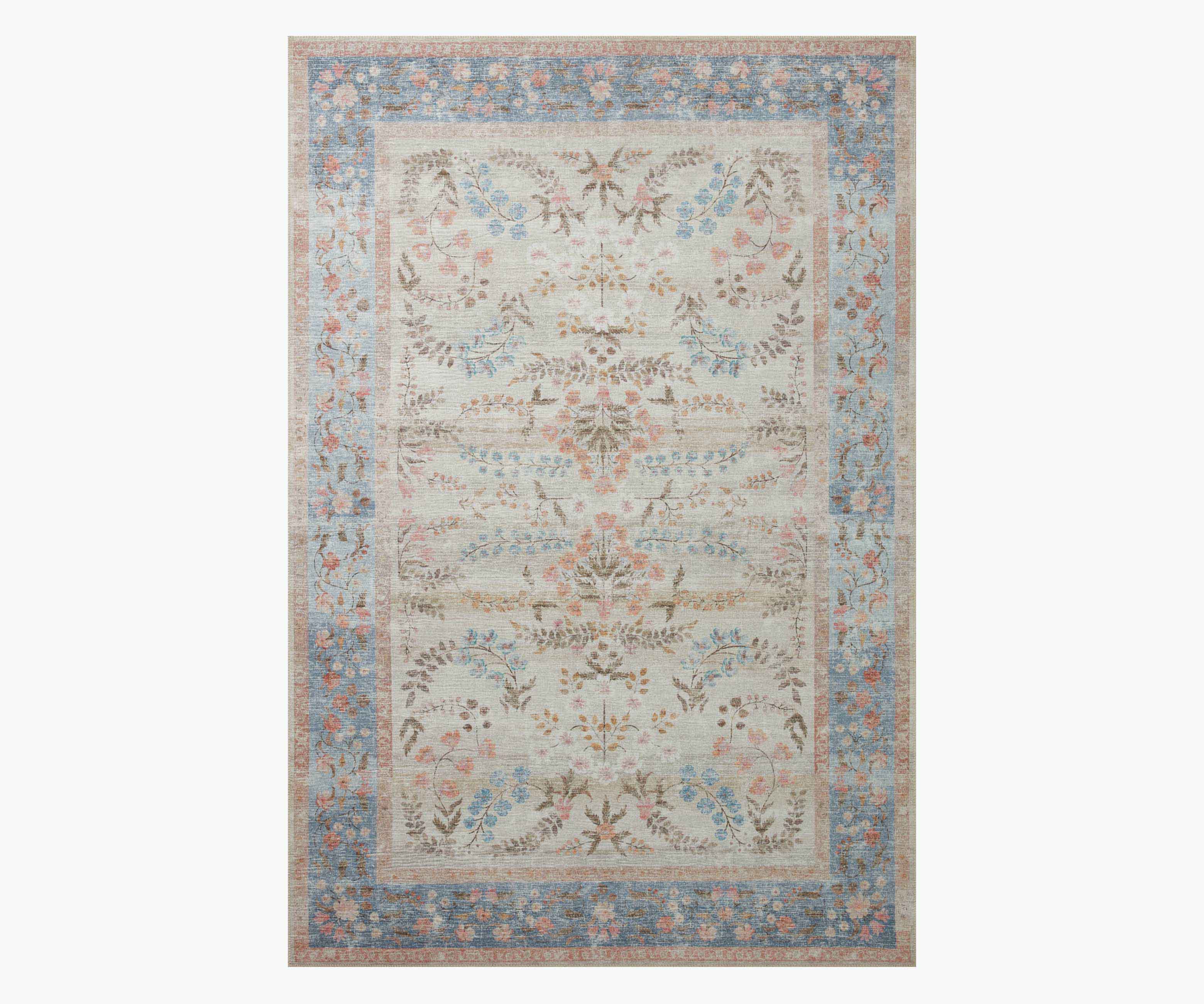Palais Kensington Printed Rug - Light Blue - Image 5