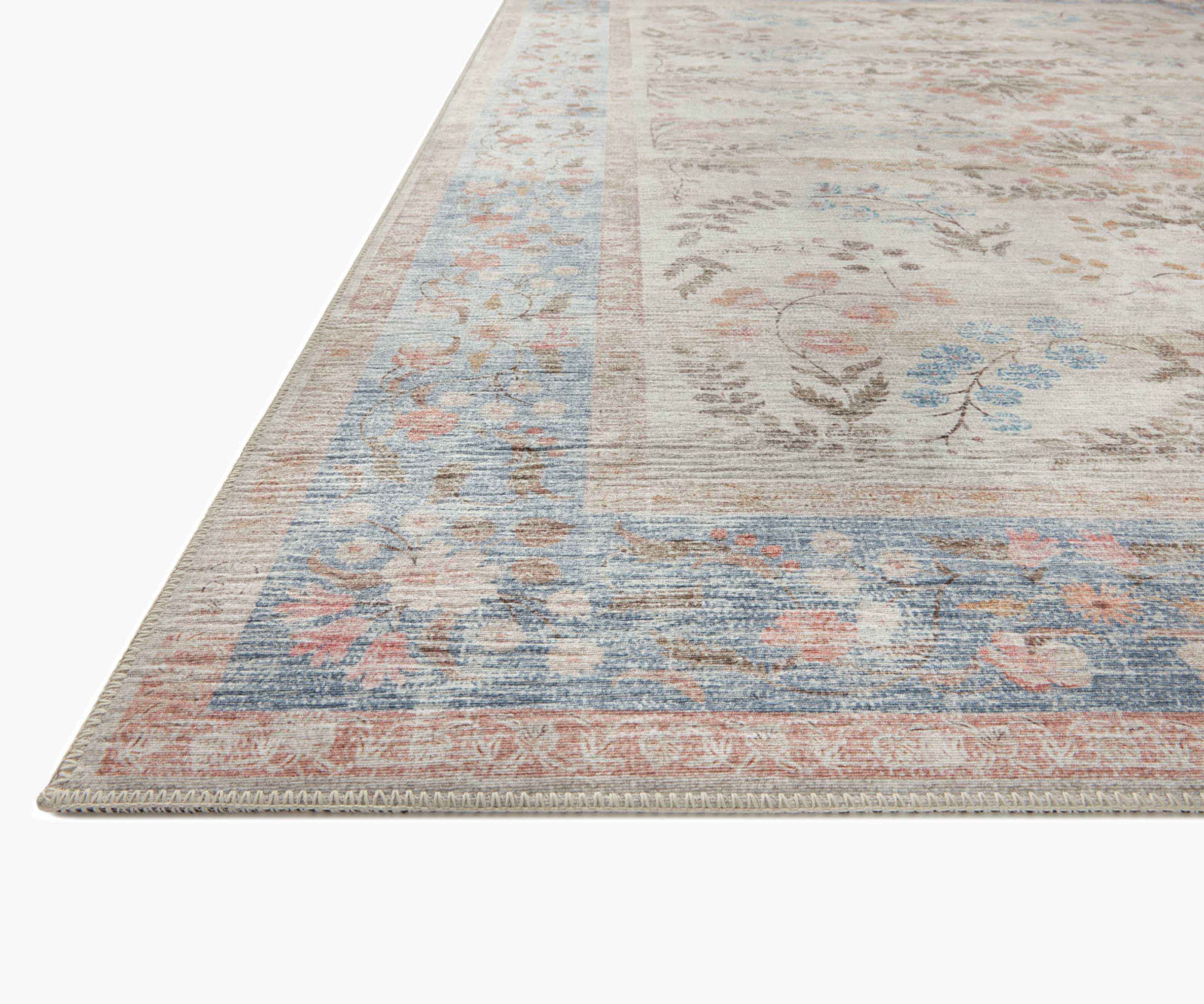 Palais Kensington Printed Rug - Light Blue - Image 9
