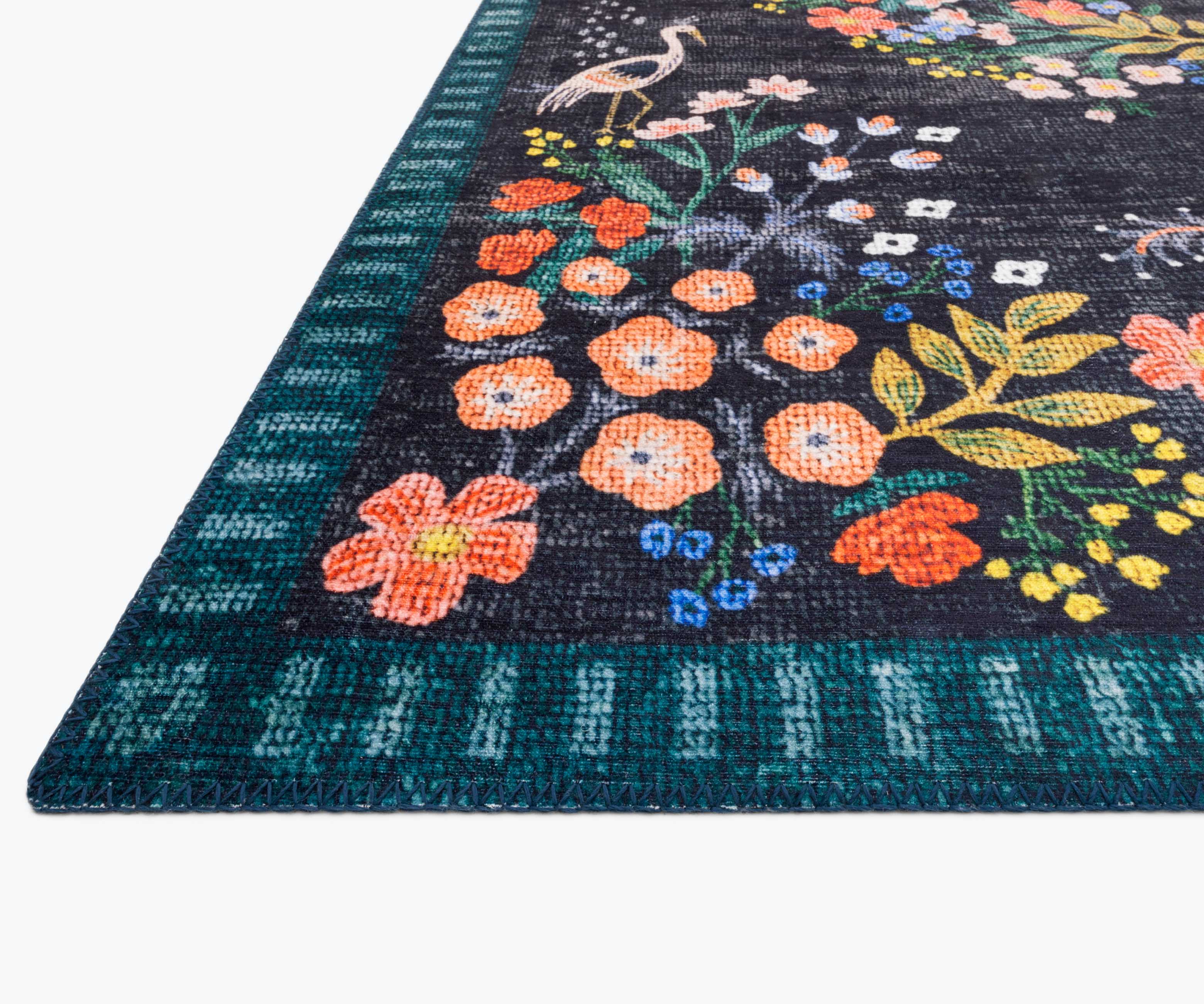Palais Luxembourg Printed Rug - Navy - Image 3