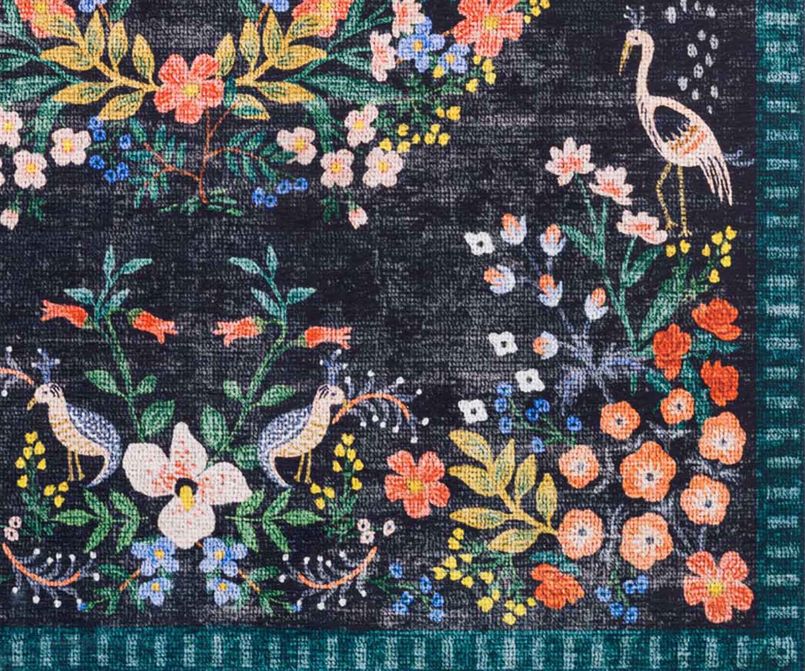 Palais Luxembourg Printed Rug - Navy - Image 4