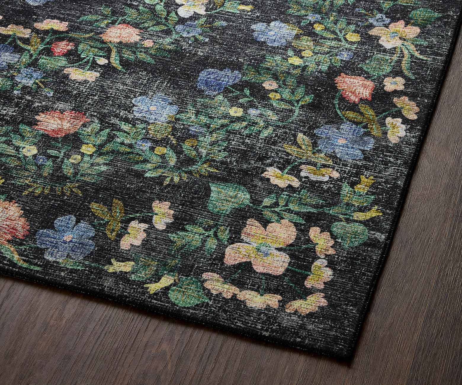 Palais Windsor Printed Rug - Black - Image 12