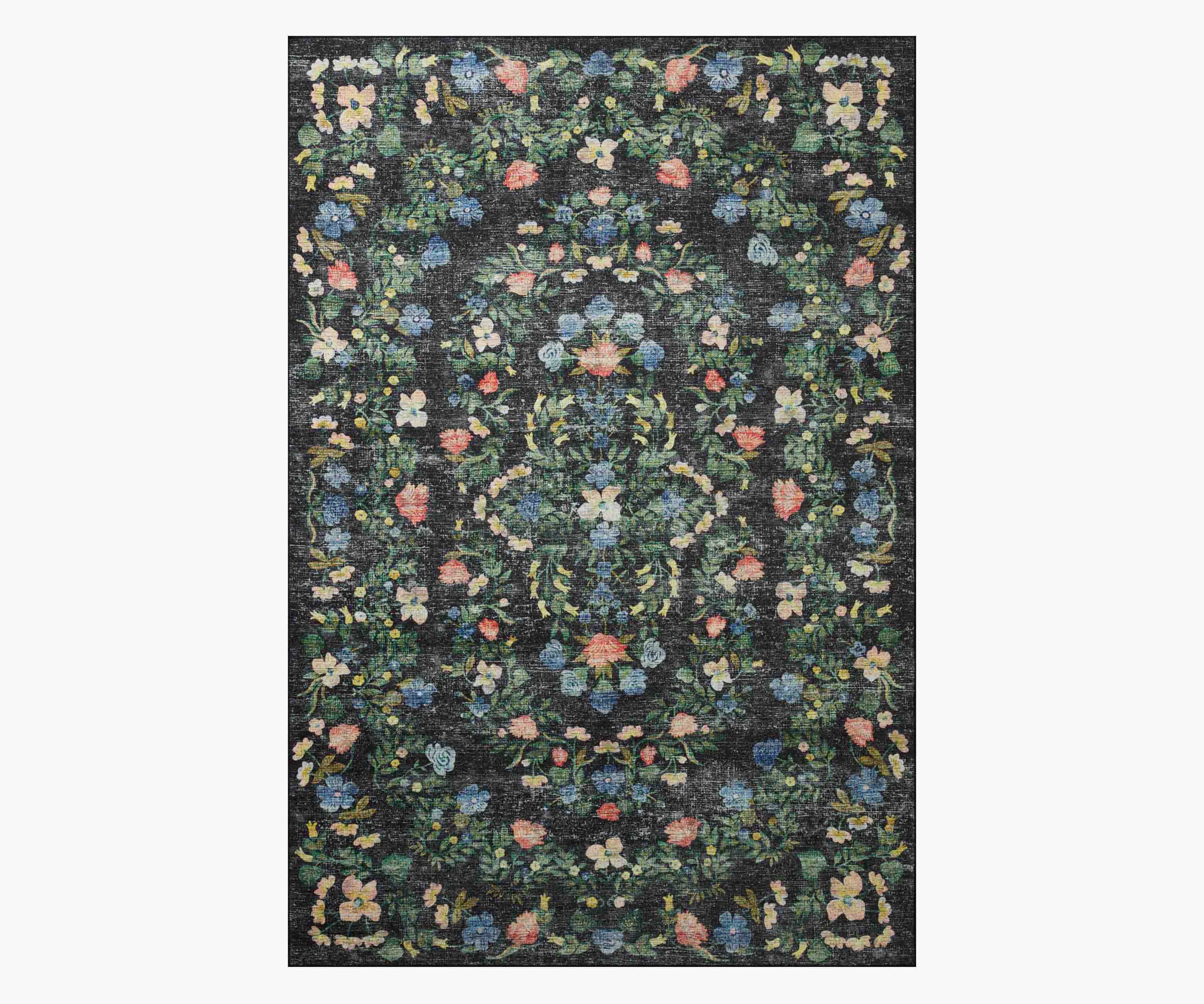 Palais Windsor Printed Rug - Black - Image 7