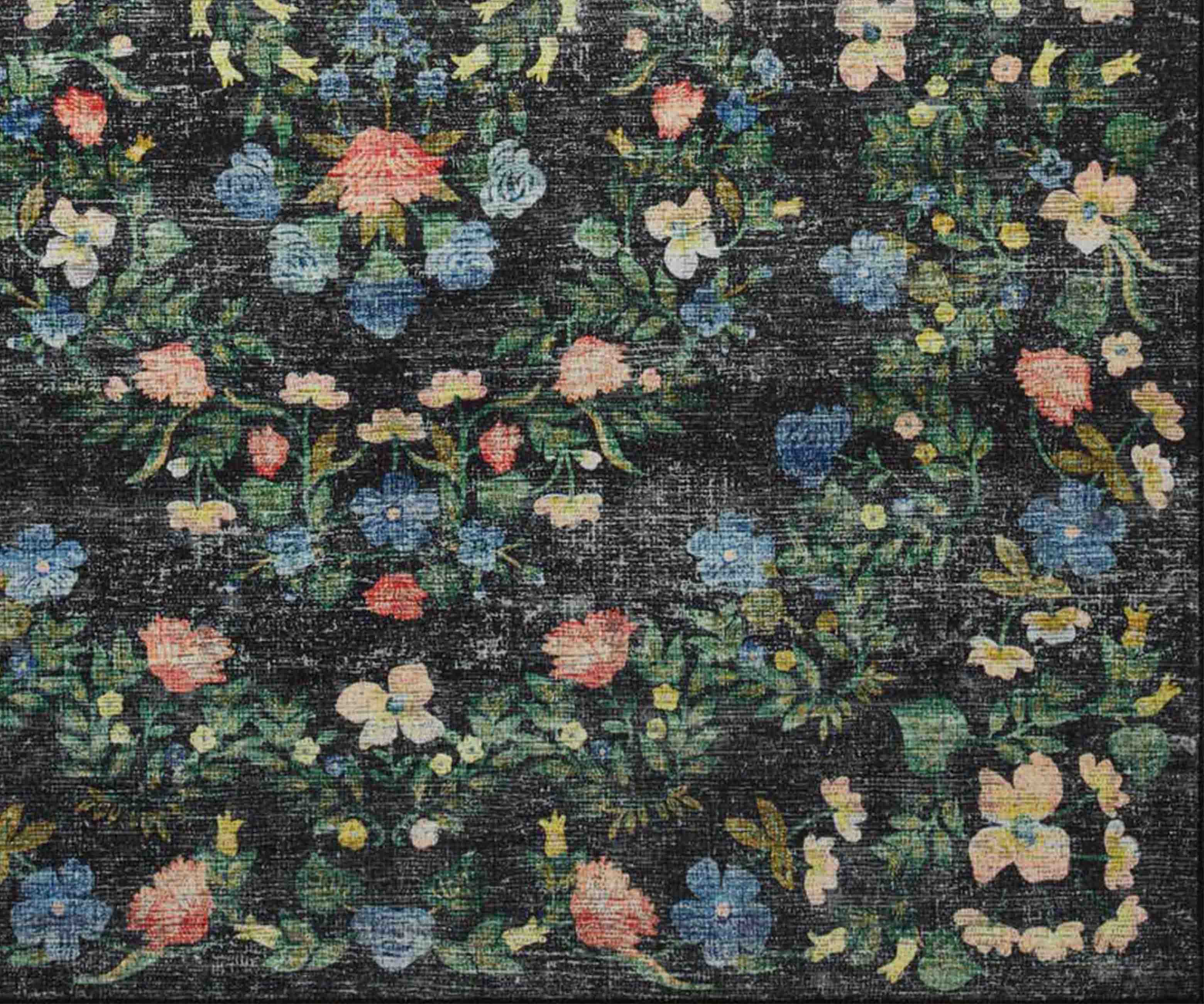 Palais Windsor Printed Rug - Black - Image 9