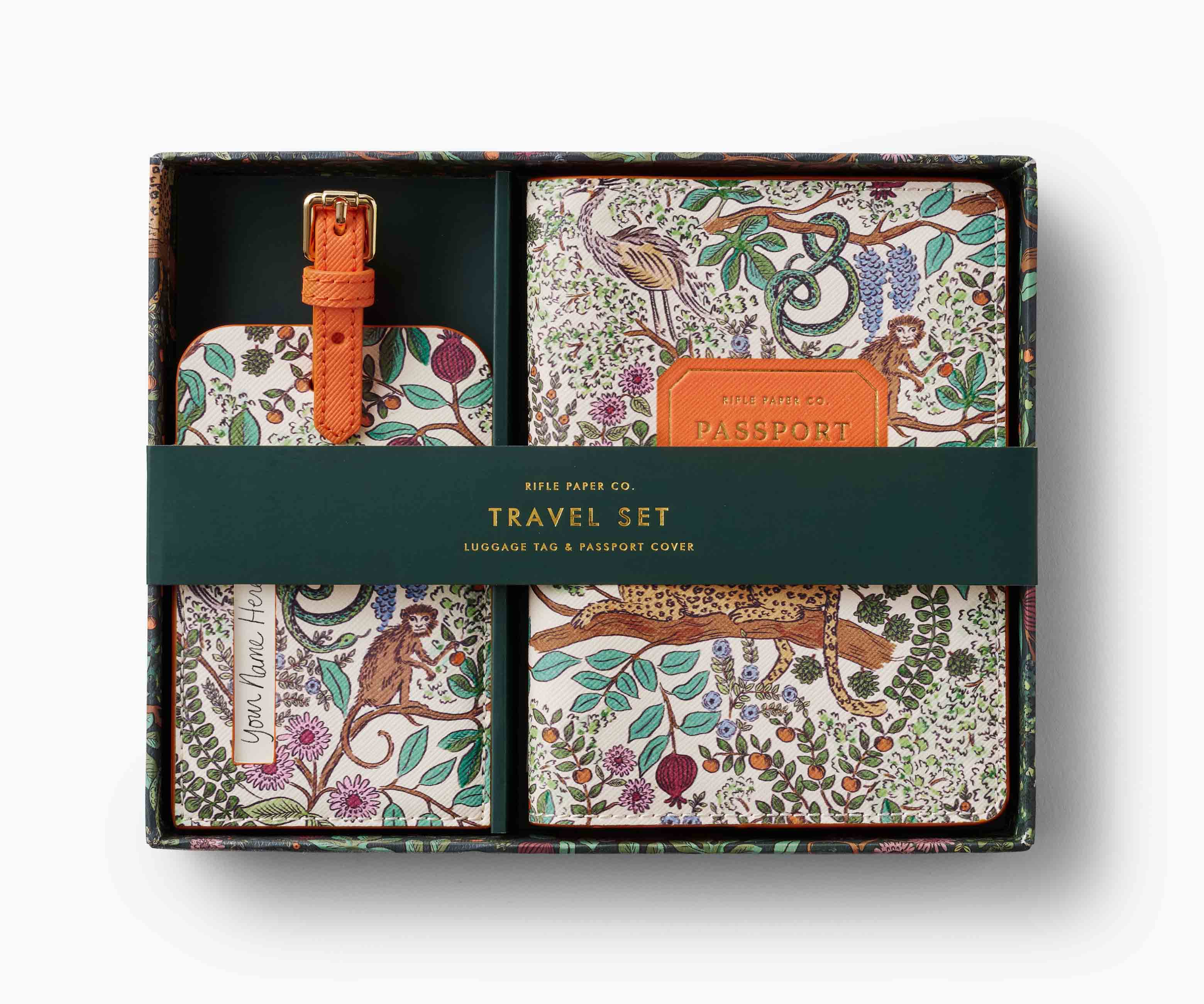 Passport Holder & Luggage Tag Set - Safari - Image 8