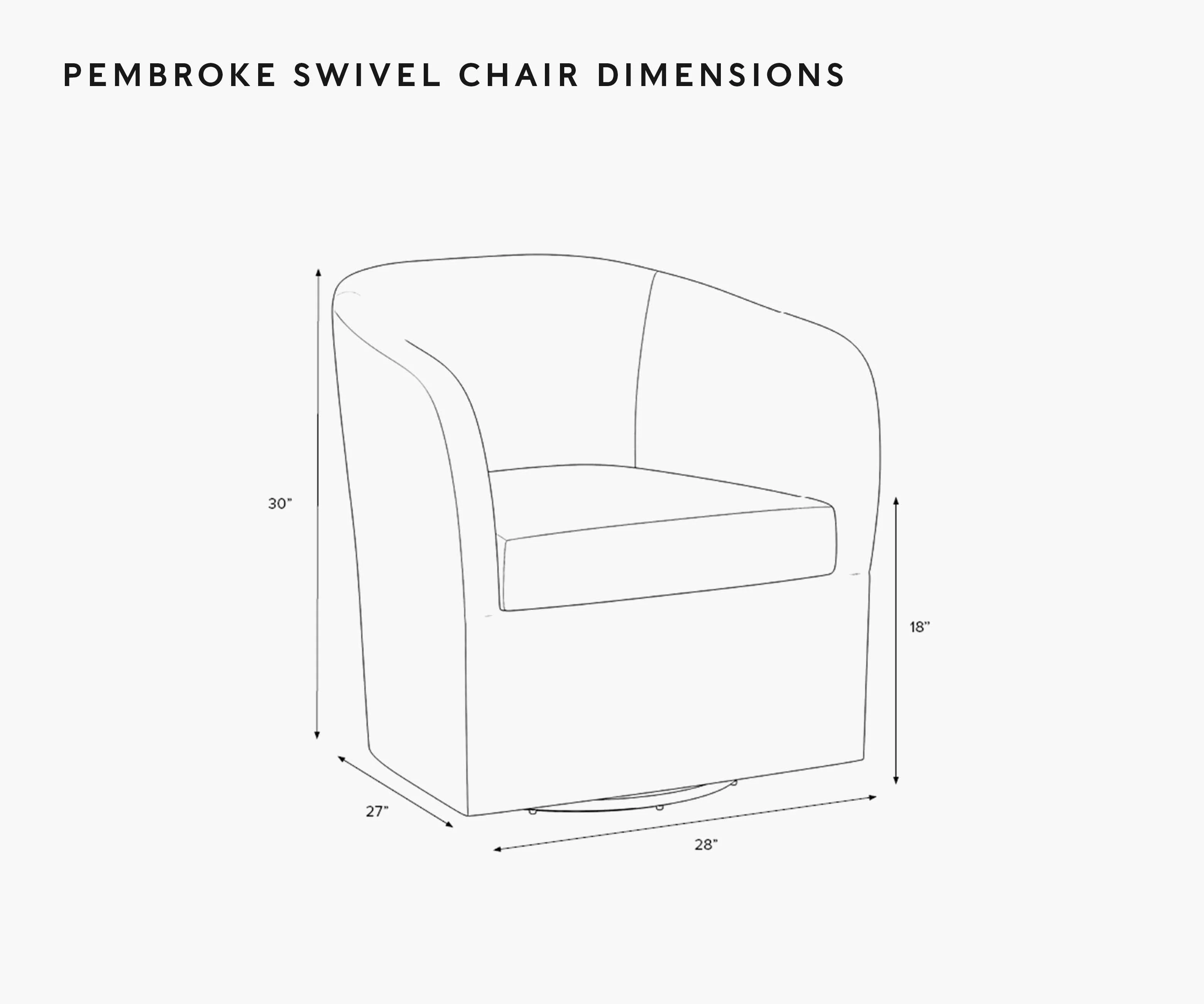 Pembroke Swivel Chair - Menagerie - Image 6