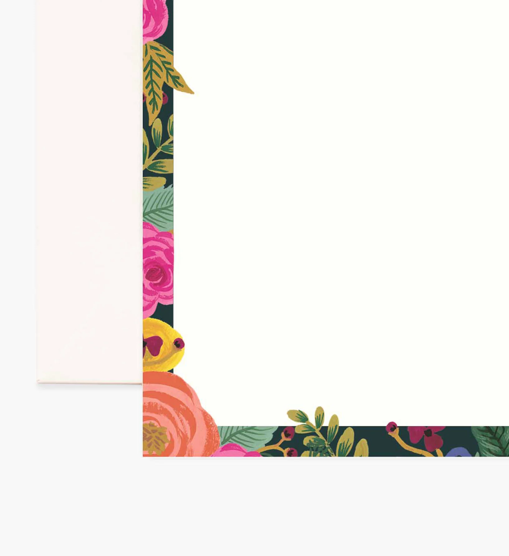 Floral Personalized Stationery - Juliet Rose - Image 2