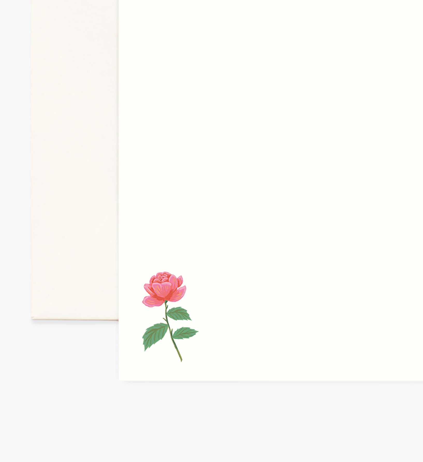Floral Personalized Stationery - Garden Roses - Image 2