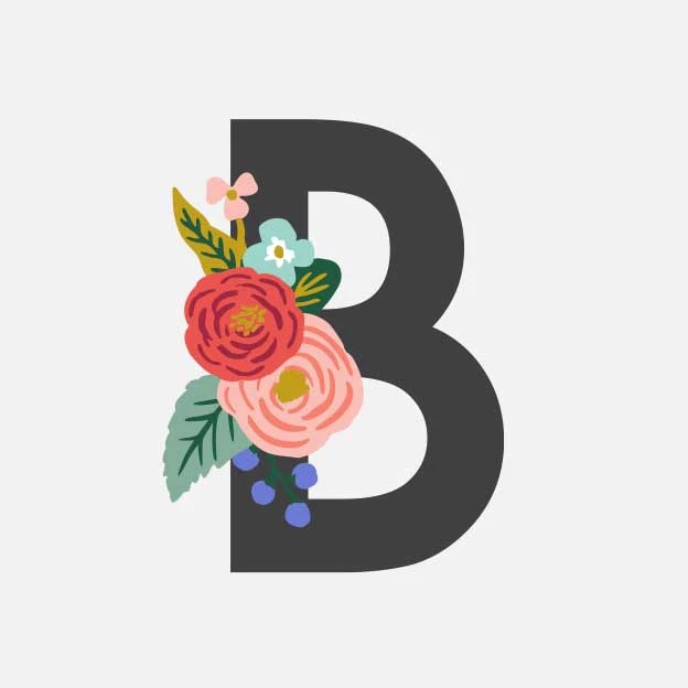 Monogram Personalized Stationery - B - Image 2