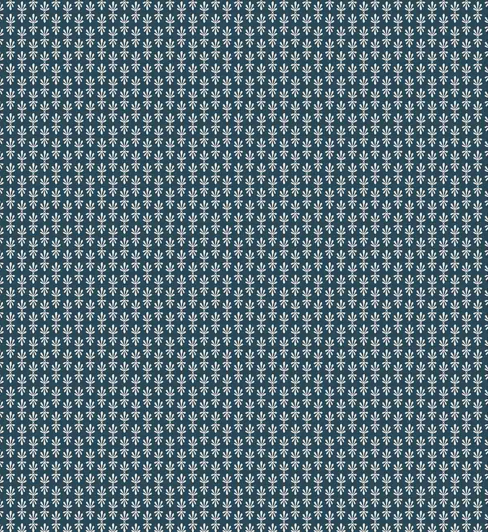 Petal Wallpaper - Teal & White - Image 2
