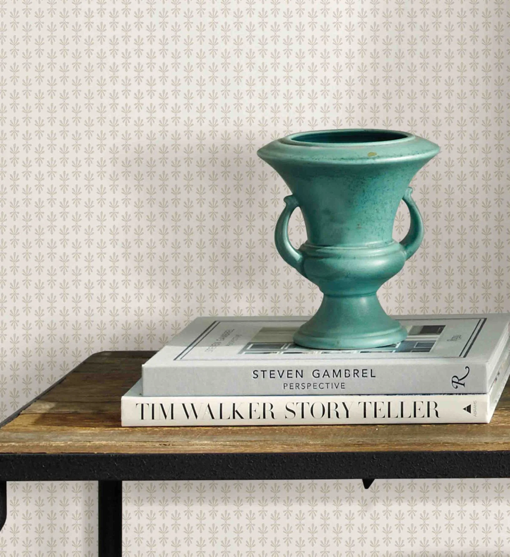 Petal Wallpaper - White & Linen - Image 4