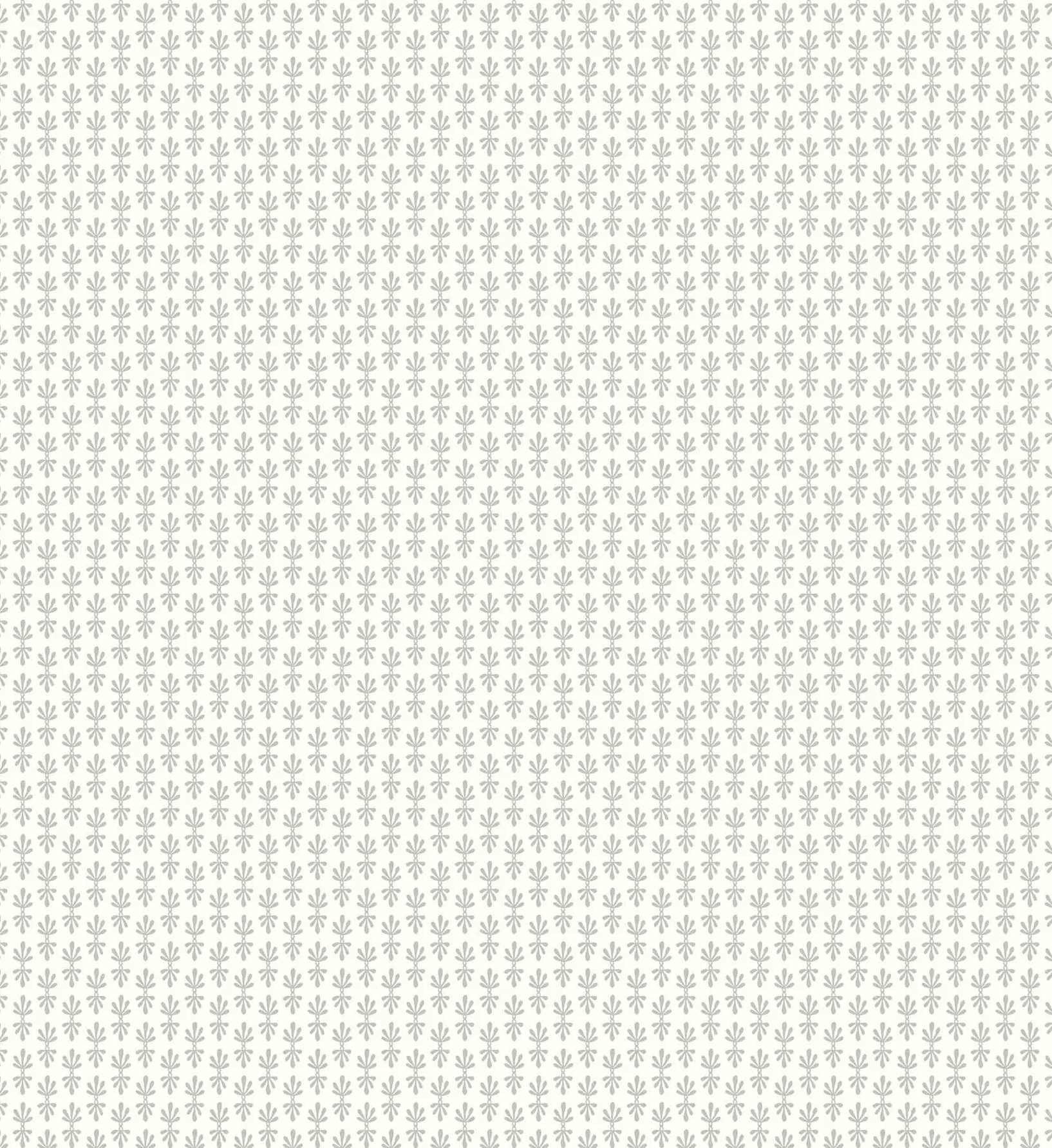 Petal Wallpaper - White & Metallic Silver - Image 2