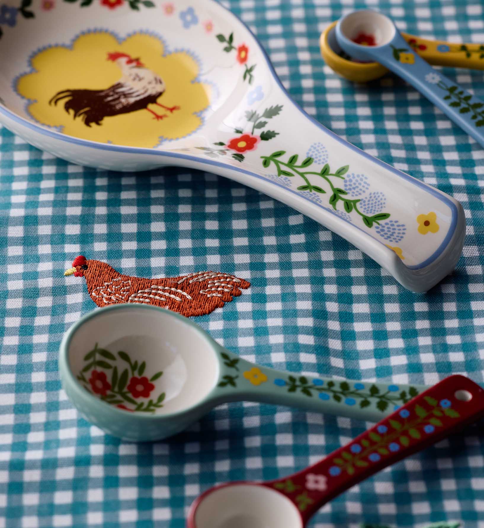 Porcelain Measuring Spoons - Home Sweet Home - Image 2
