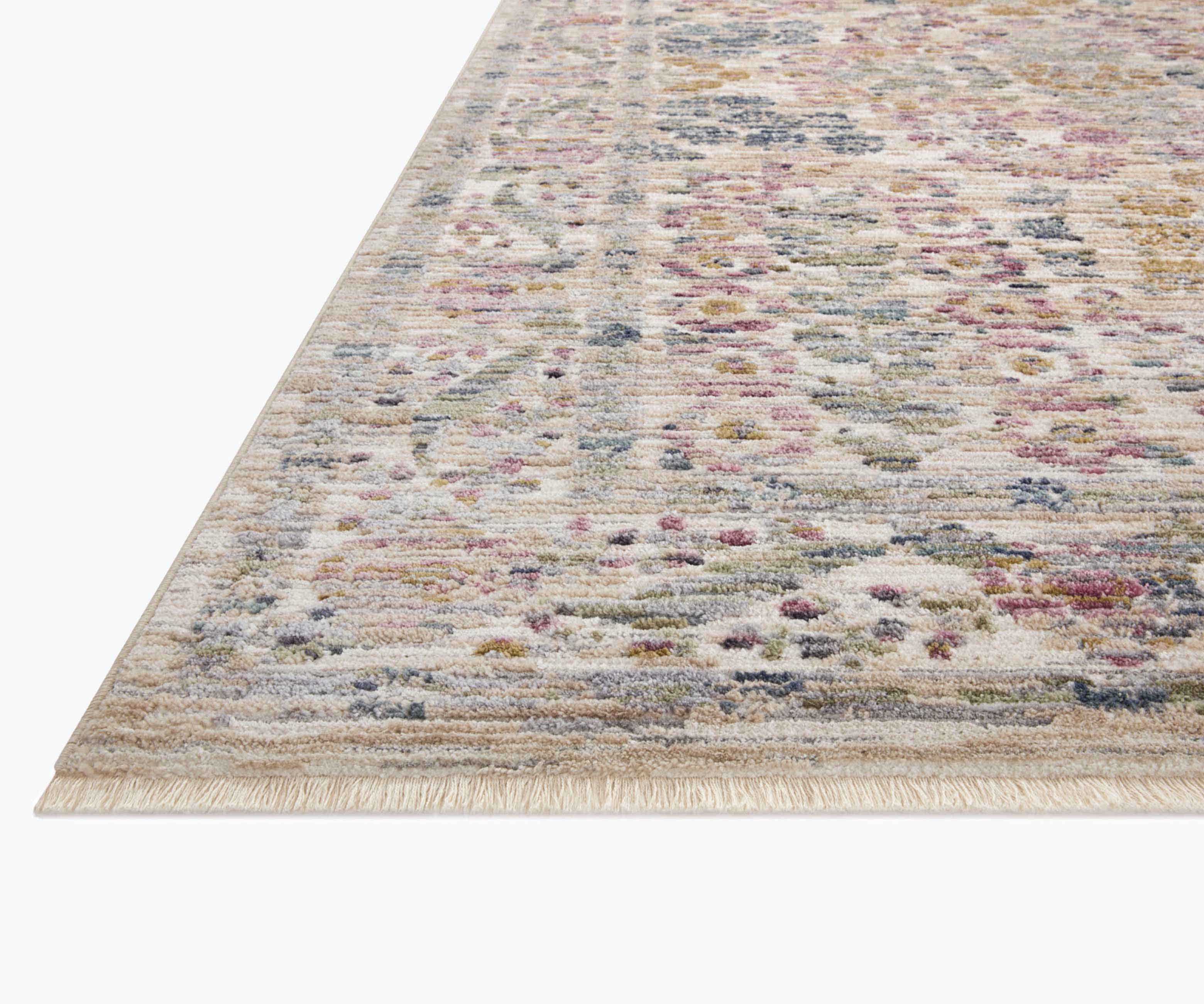 Provence Fleur Power-Loomed Rug - Ivory - Image 12