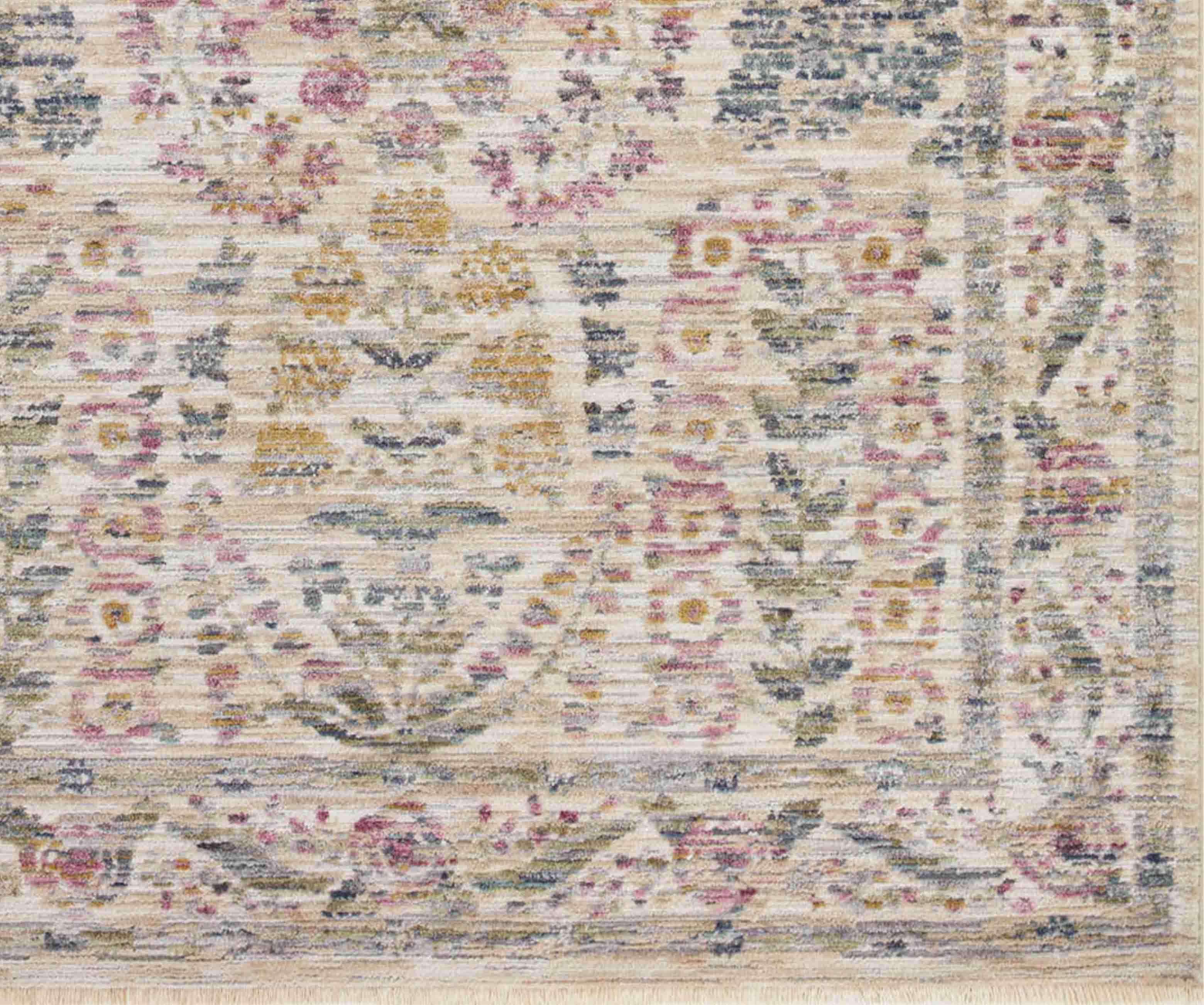 Provence Fleur Power-Loomed Rug - Ivory - Image 13