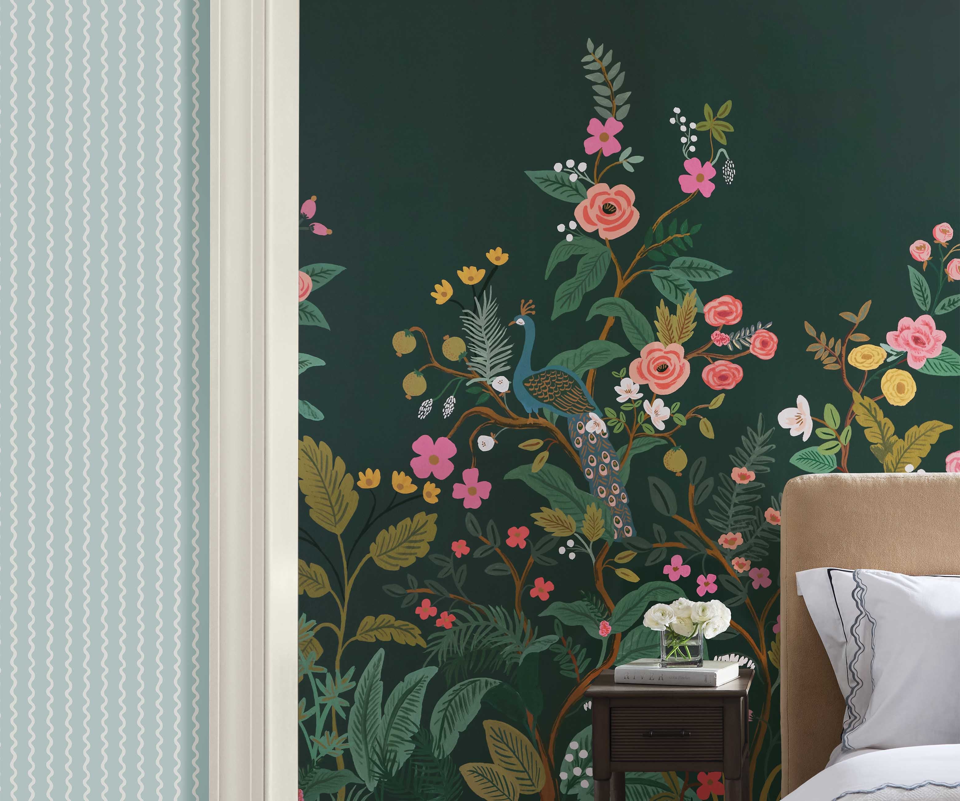 Rickrack Wallpaper - Light Blue - Image 4