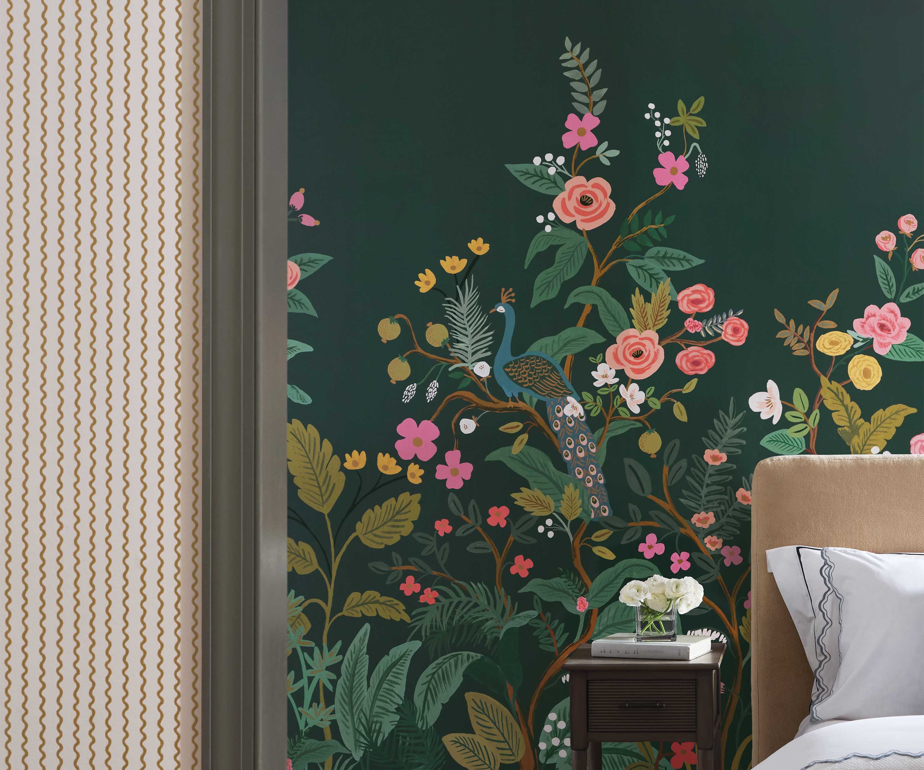 Rickrack Wallpaper - Metallic Gold - Image 4