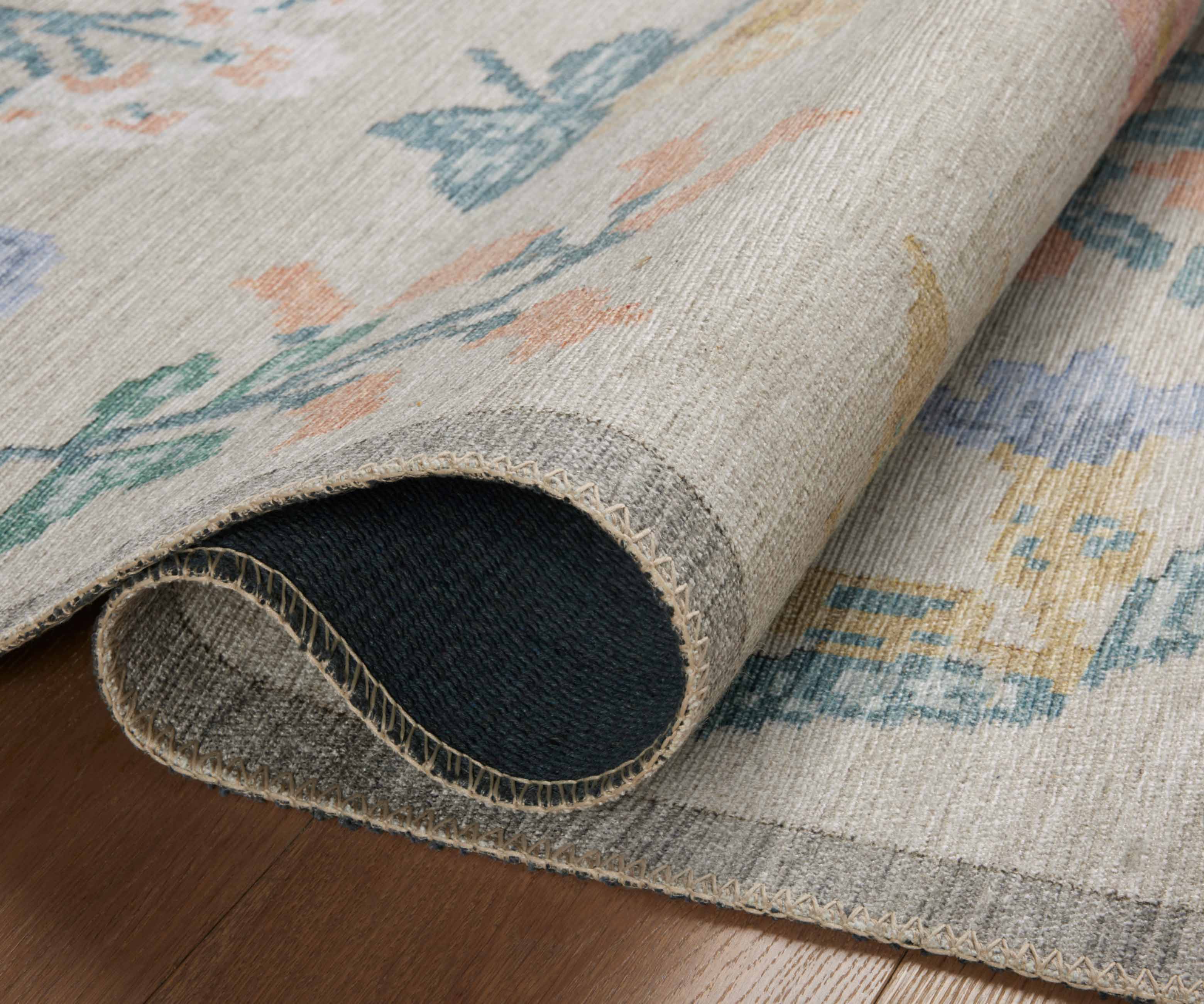 Rosa Hawthorne Power Loomed Rug - Cream - Image 5