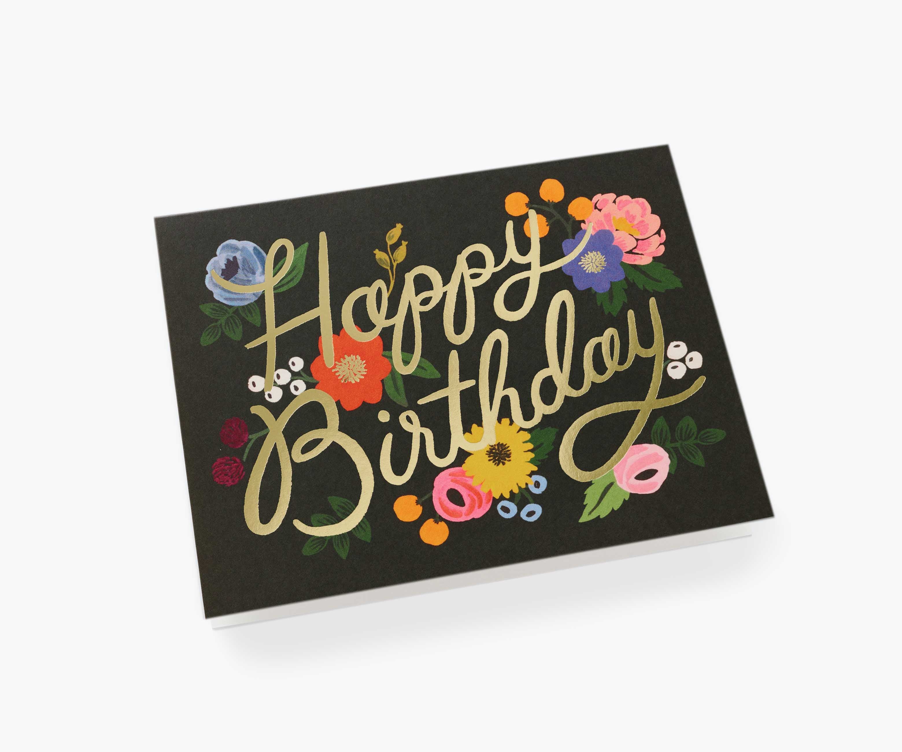 Vintage Blossoms Birthday Greeting Card - Image 2