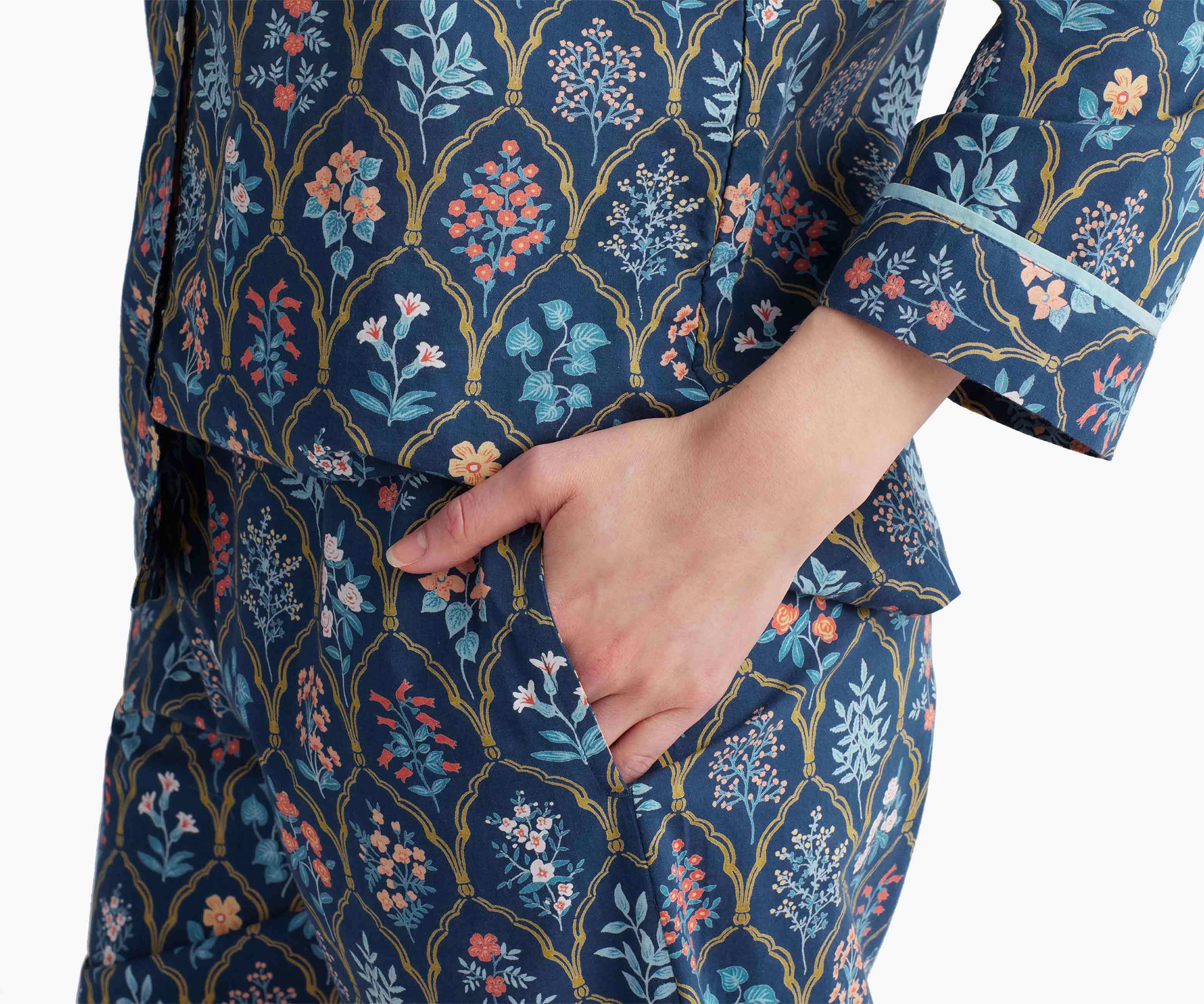 Voile Button Front Crop Set - Hawthorne - Image 5