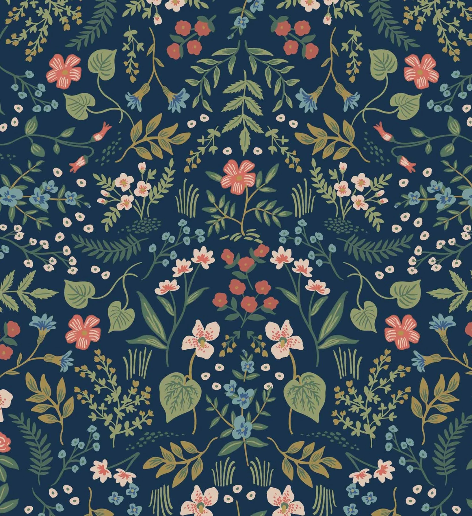 Wildwood Wallpaper - Navy - Image 3
