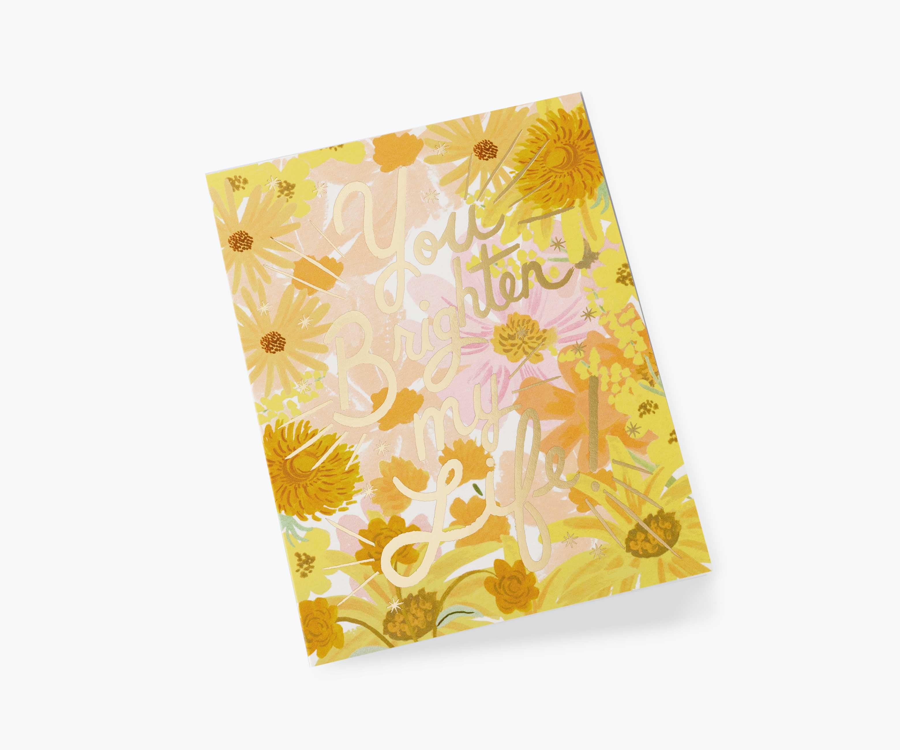 You Brighten My Life Greeting Card - Image 2